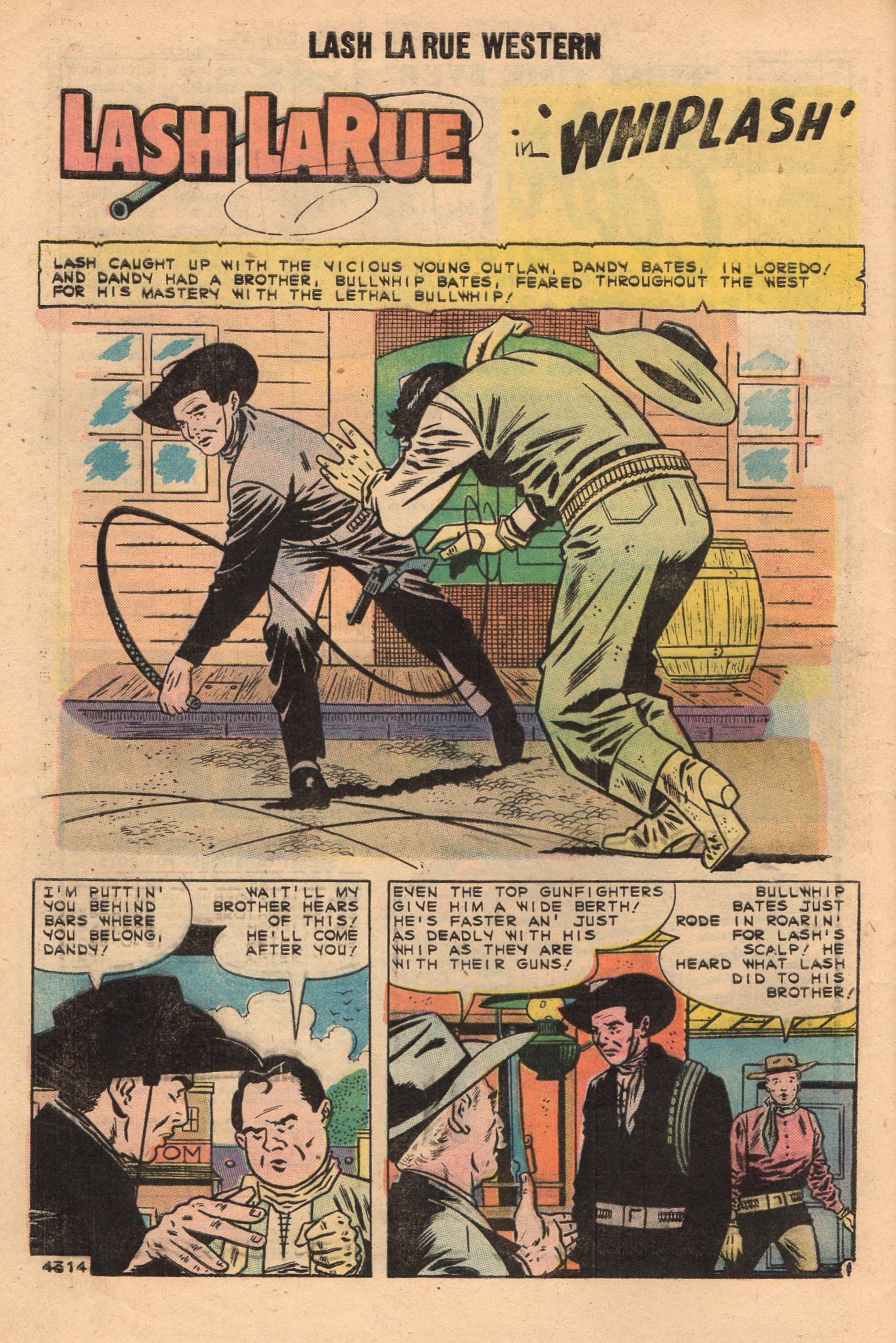 Read online Lash Larue Western (1949) comic -  Issue #75 - 32