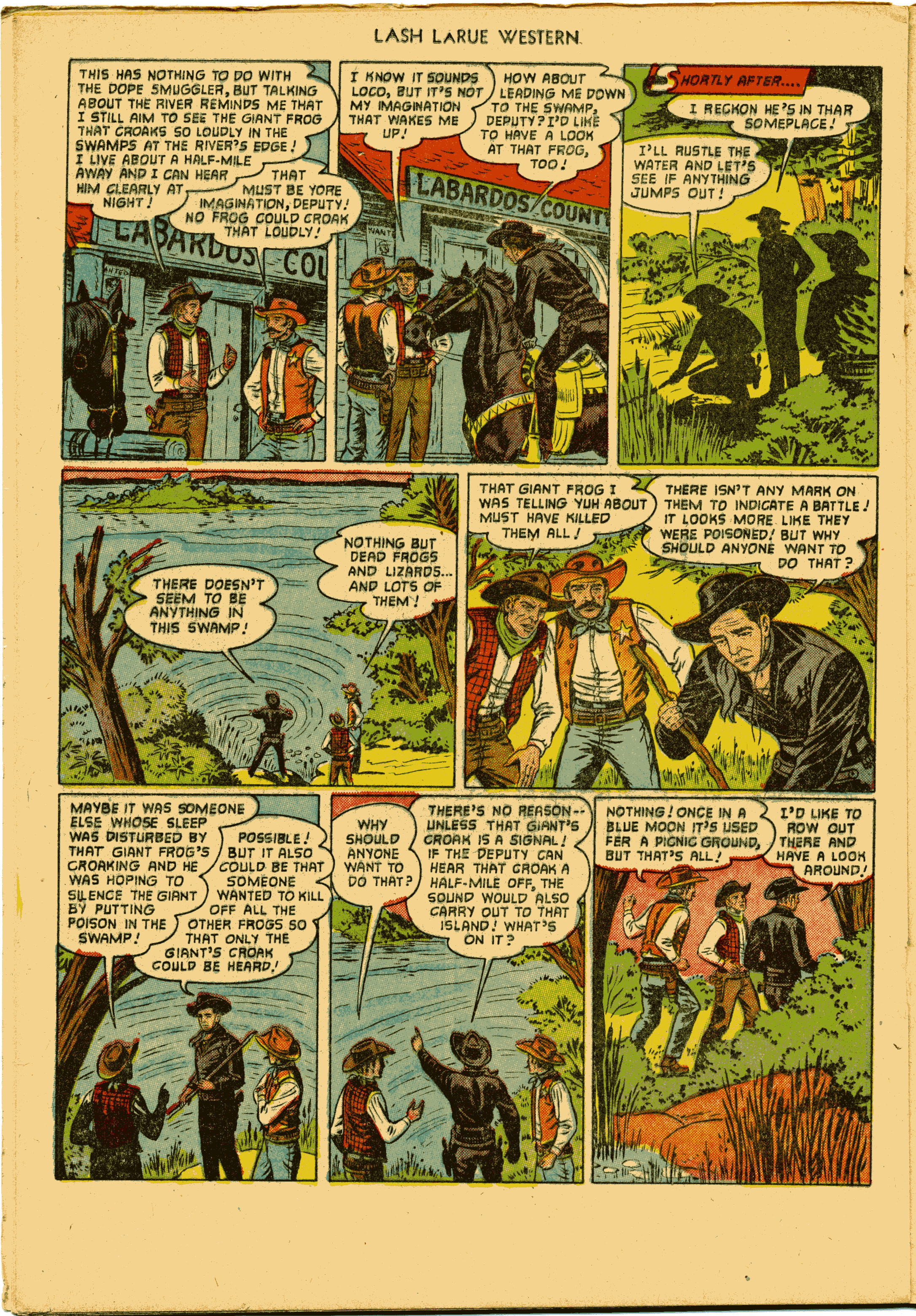 Read online Lash Larue Western (1949) comic -  Issue #27 - 20