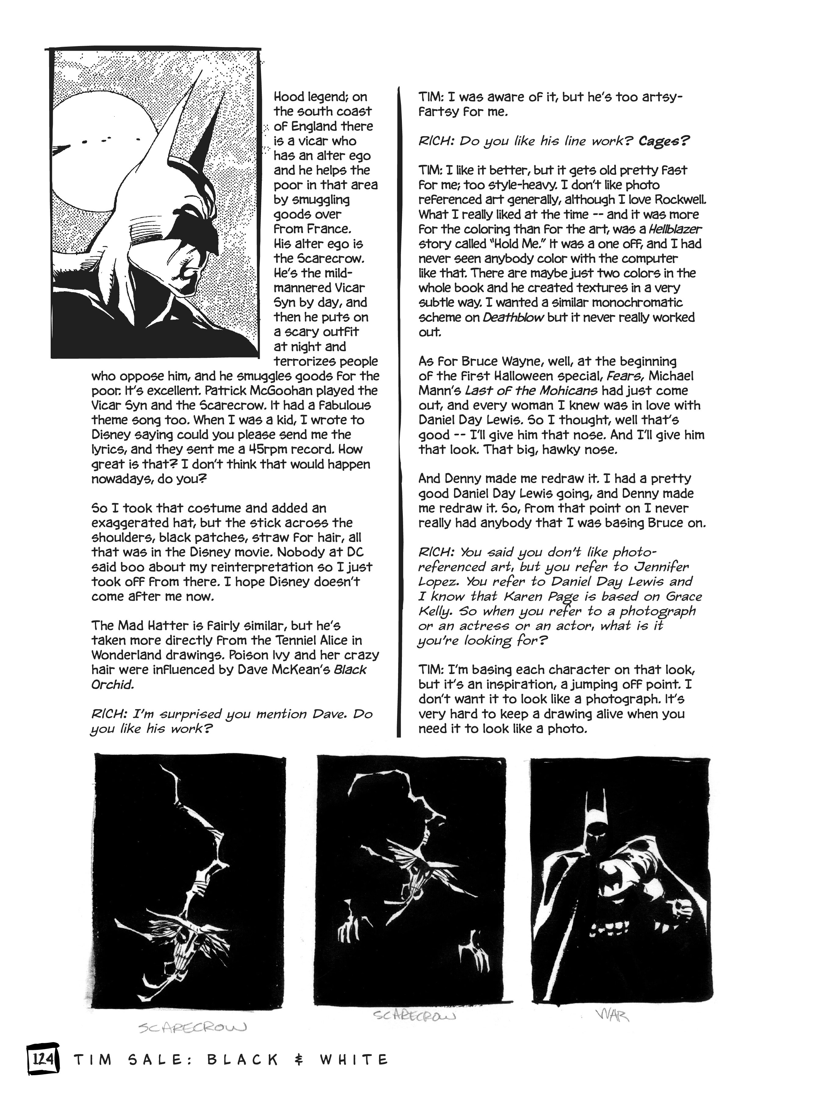 Read online Drawing Heroes in the Backyard: Tim Sale Black and White, Revised and Expanded comic -  Issue # TPB (Part 2) - 13