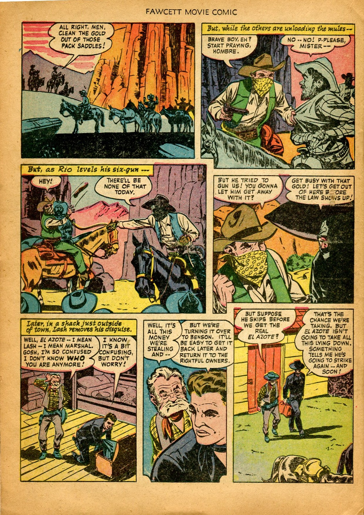 Read online Fawcett Movie Comic comic -  Issue #8 - 22