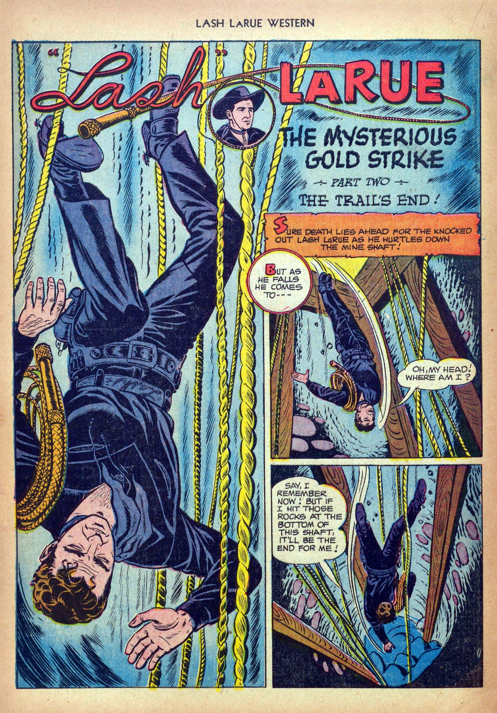 Read online Lash Larue Western (1949) comic -  Issue #13 - 18