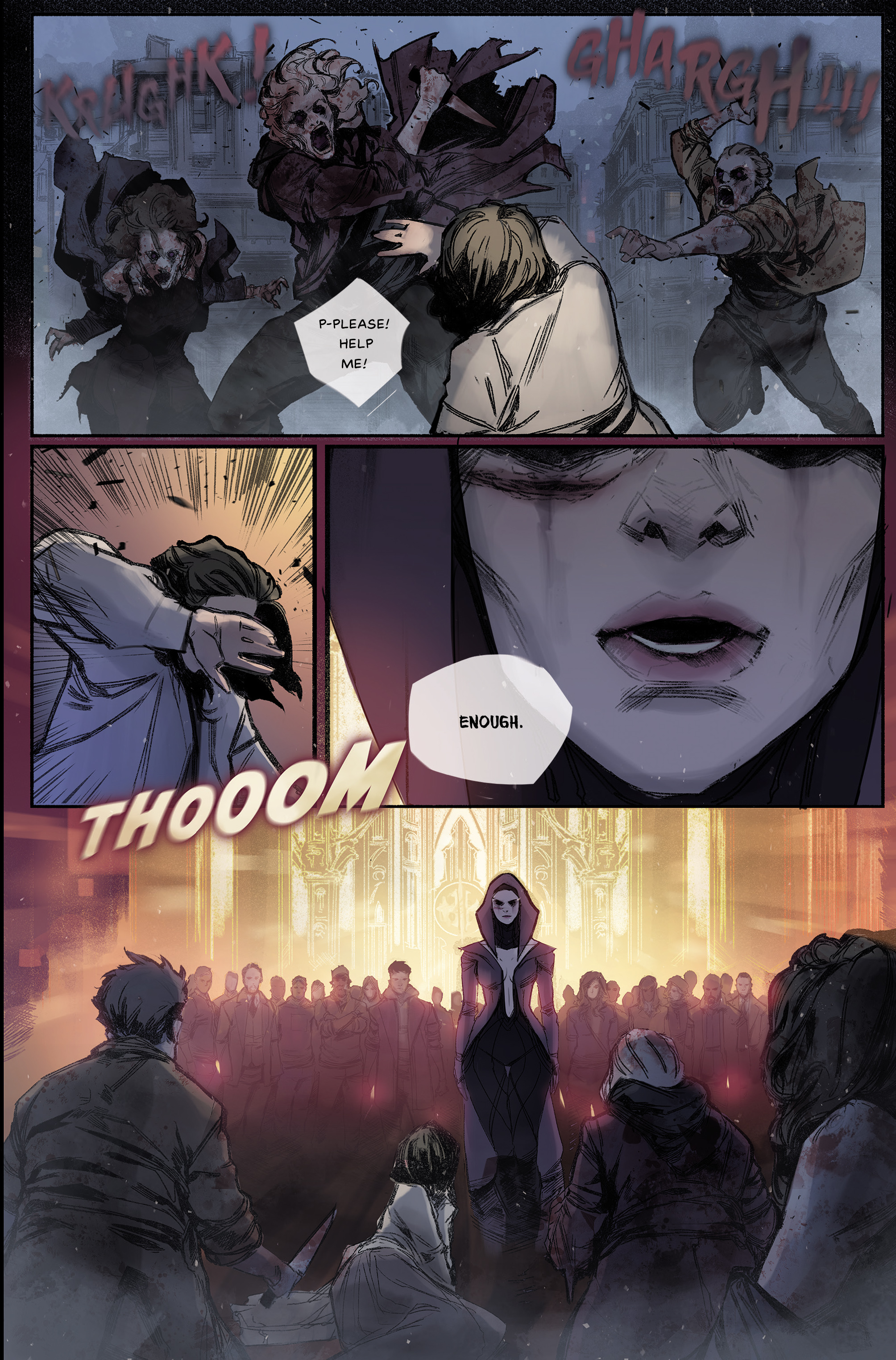 Read online Gumaa: The Beginning of Her comic -  Issue #1 - 14