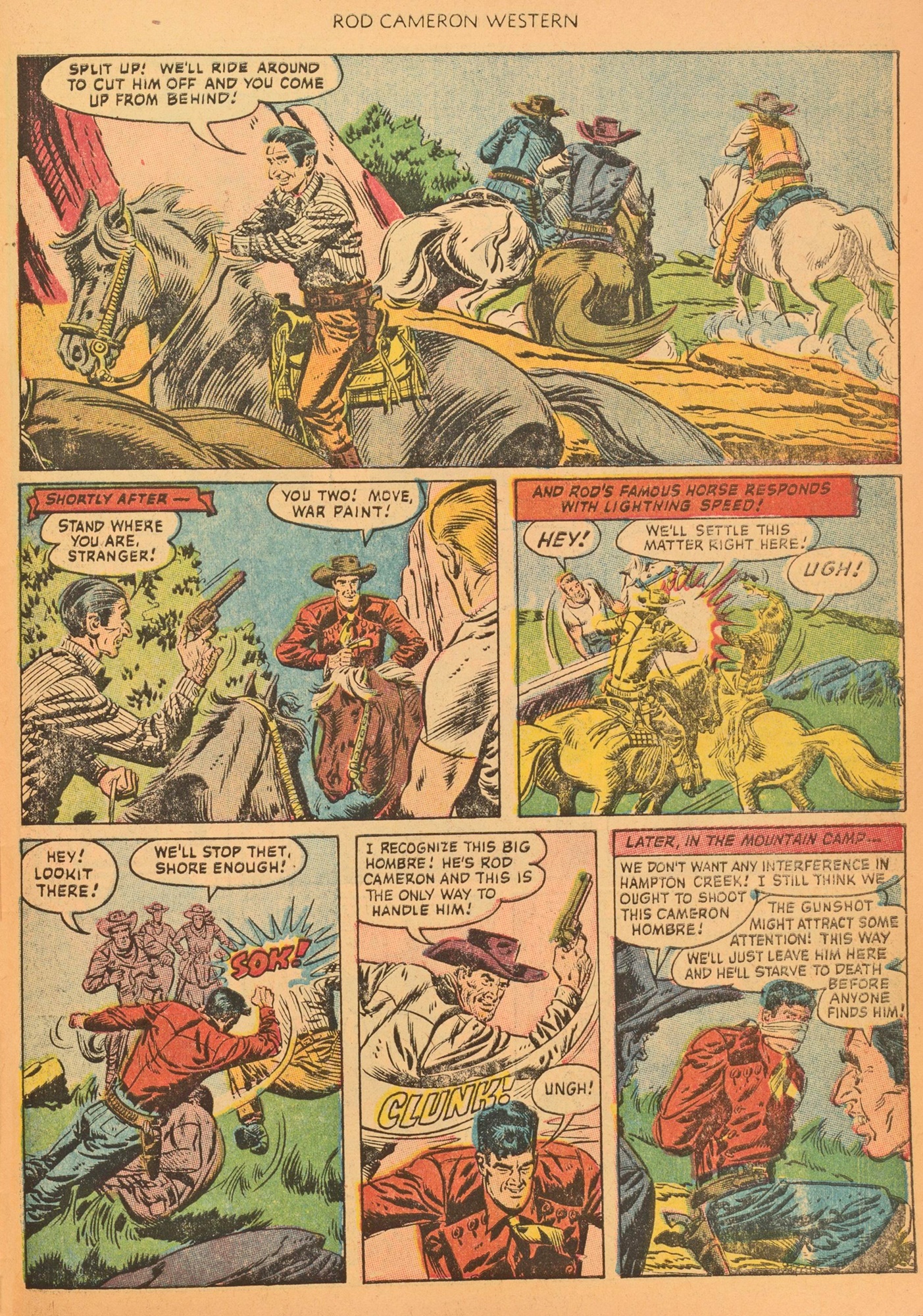 Read online Rod Cameron Western comic -  Issue #20 - 27
