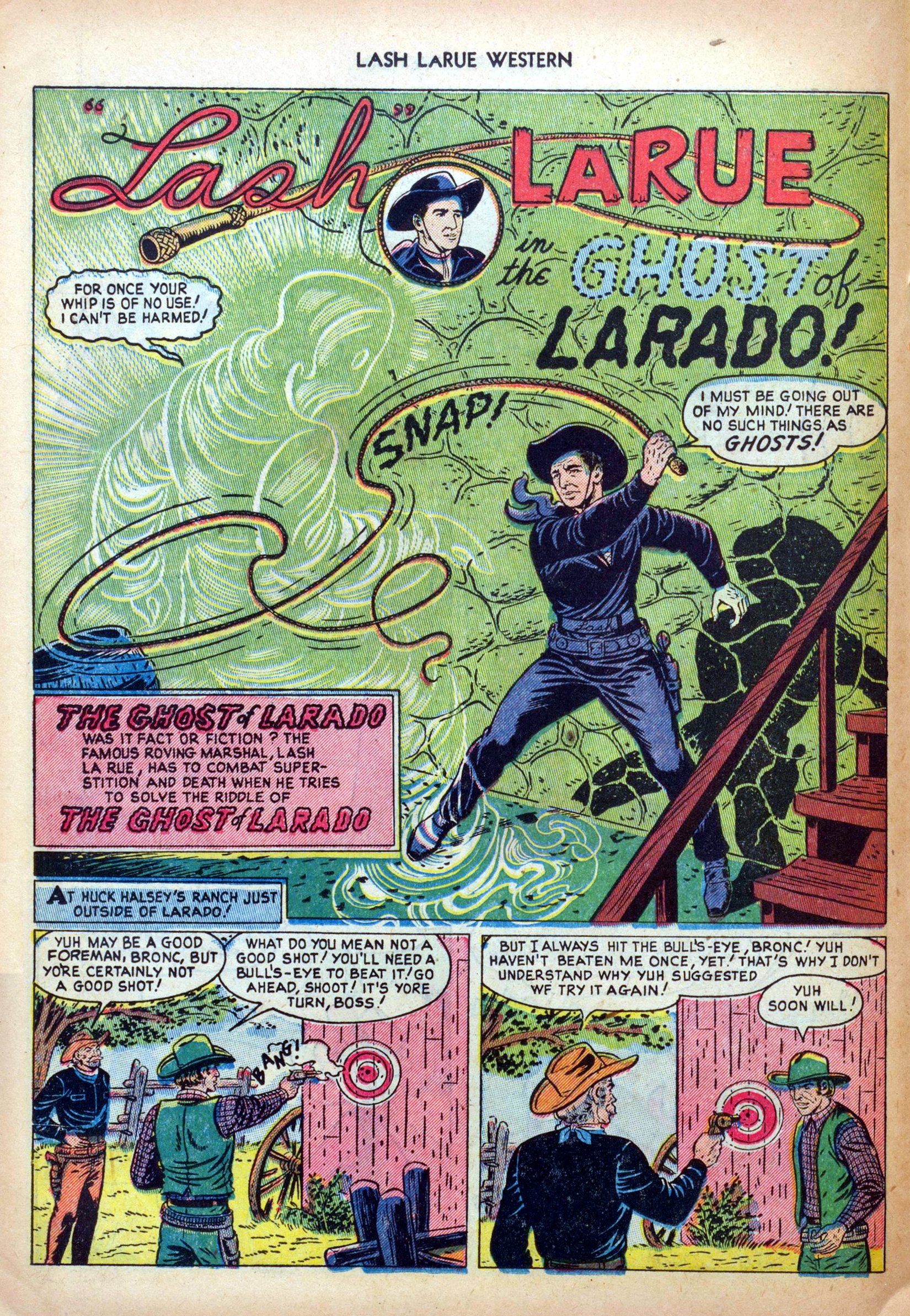 Read online Lash Larue Western (1949) comic -  Issue #31 - 18