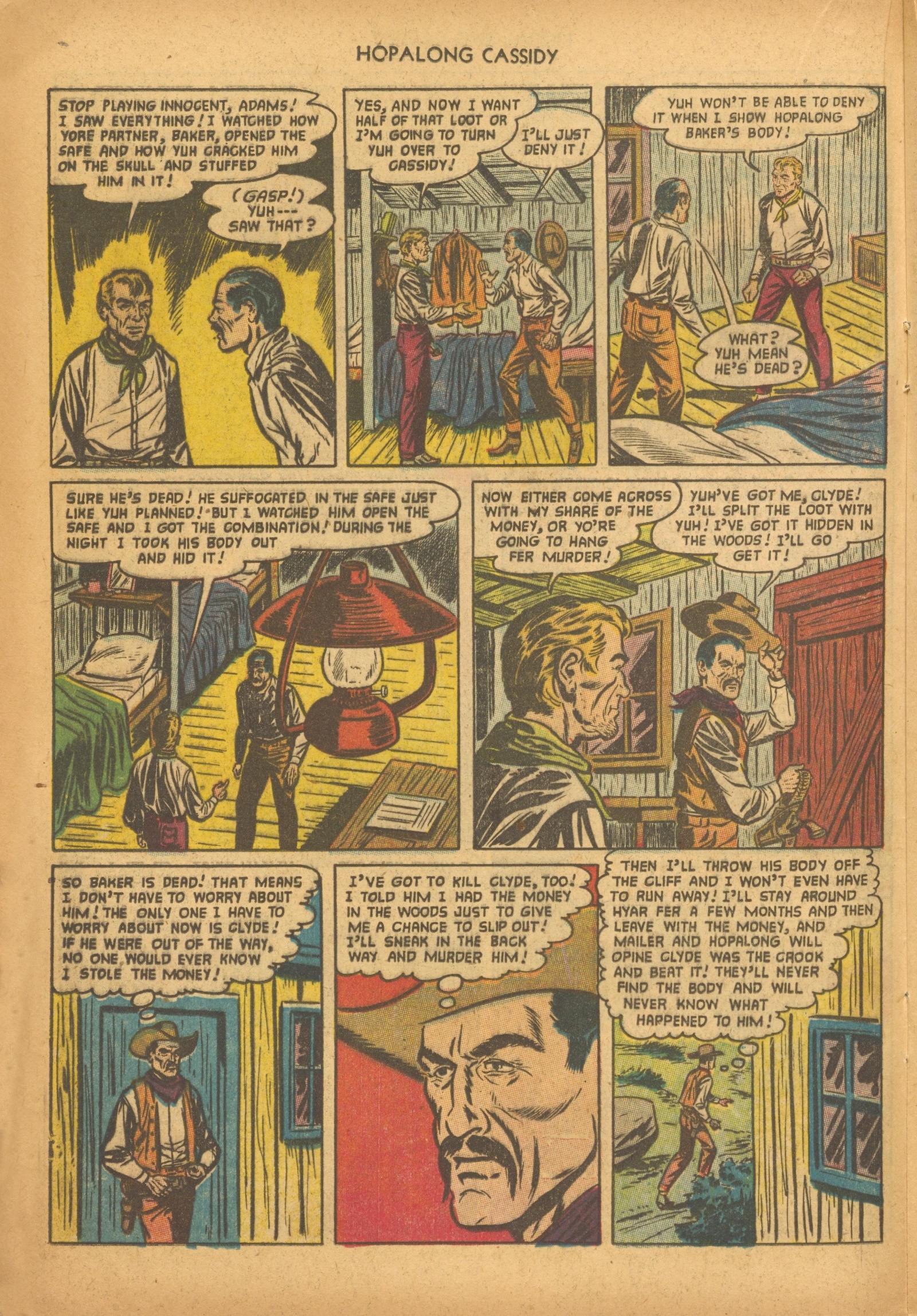 Read online Hopalong Cassidy comic -  Issue #78 - 16