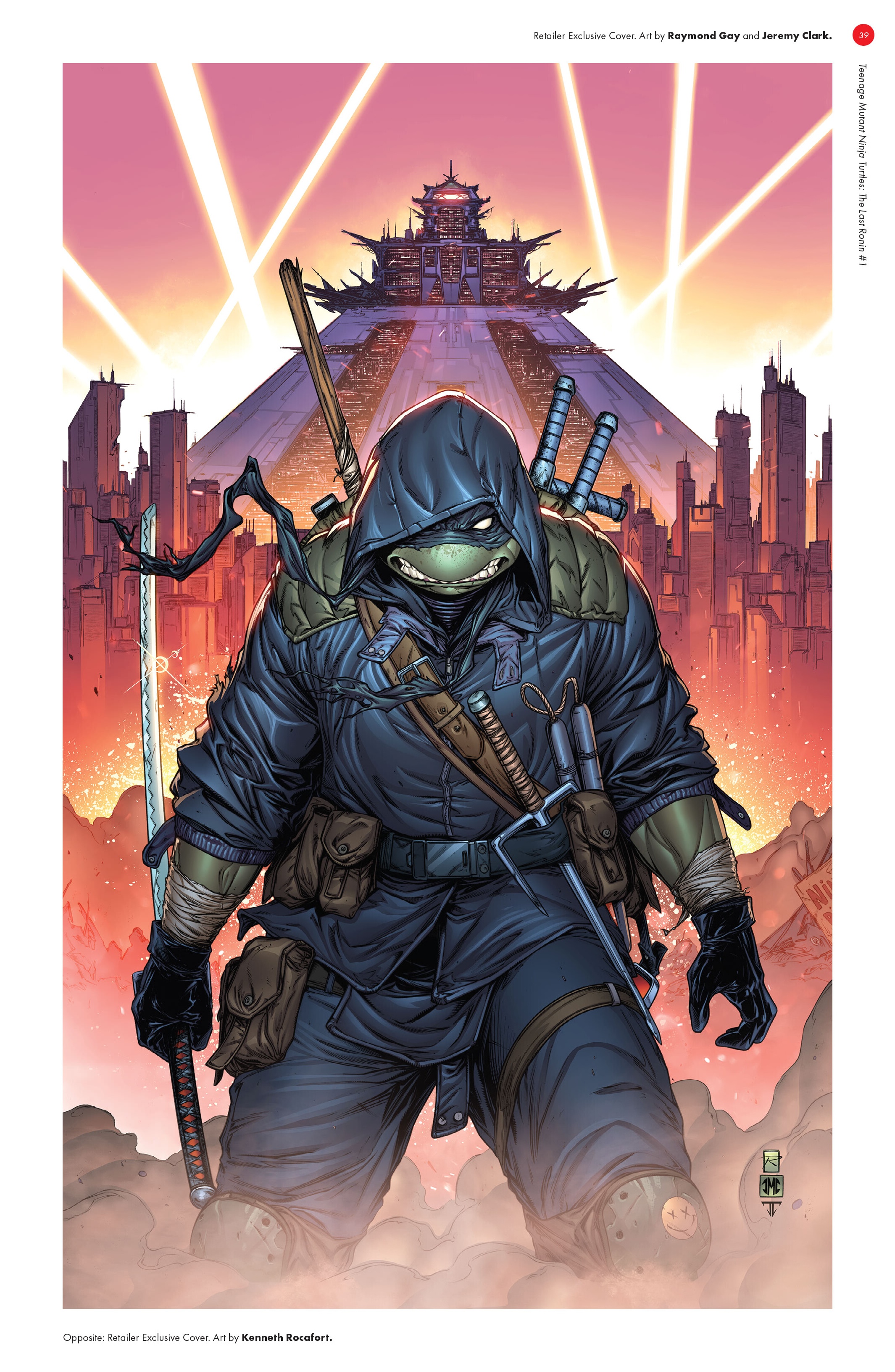 Read online Teenage Mutant Ninja Turtles: The Last Ronin - The Covers comic -  Issue # TPB (Part 1) - 37