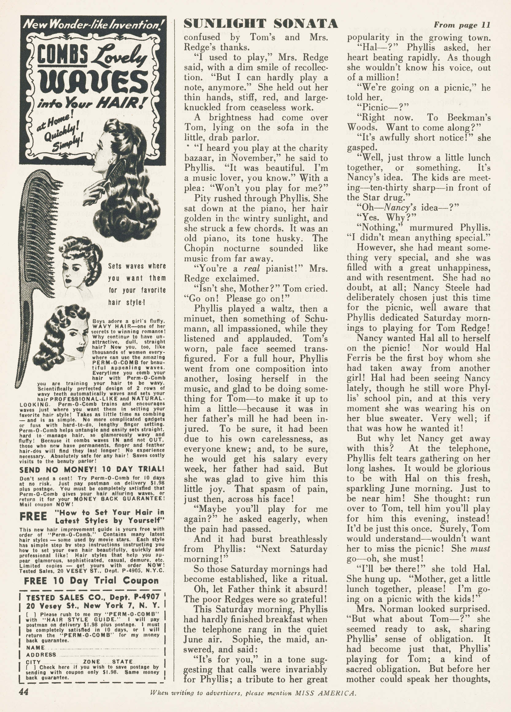 Read online Miss America Magazine comic -  Issue #33 - 38