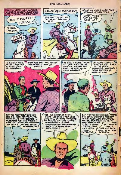Read online Ken Maynard Western comic -  Issue #7 - 4