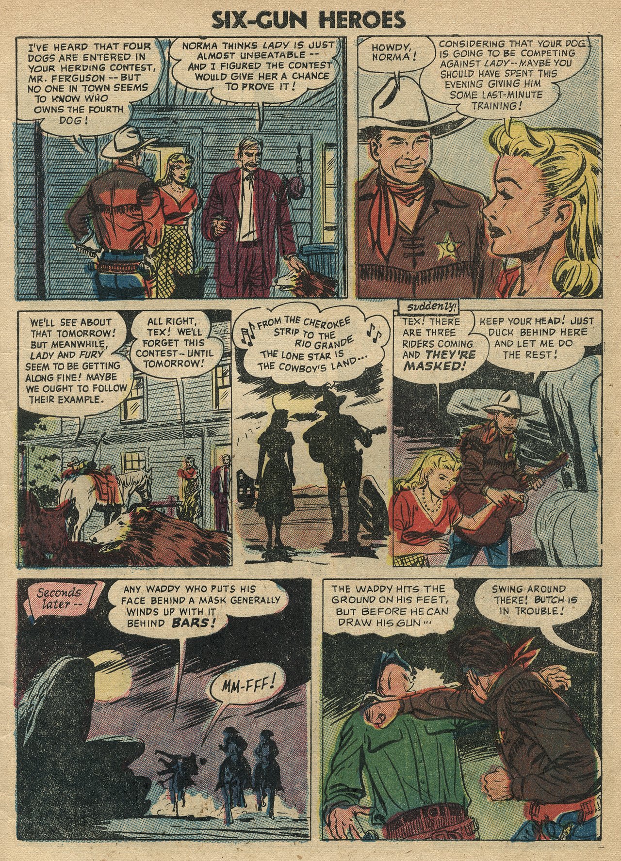 Read online Six-Gun Heroes comic -  Issue #35 - 7