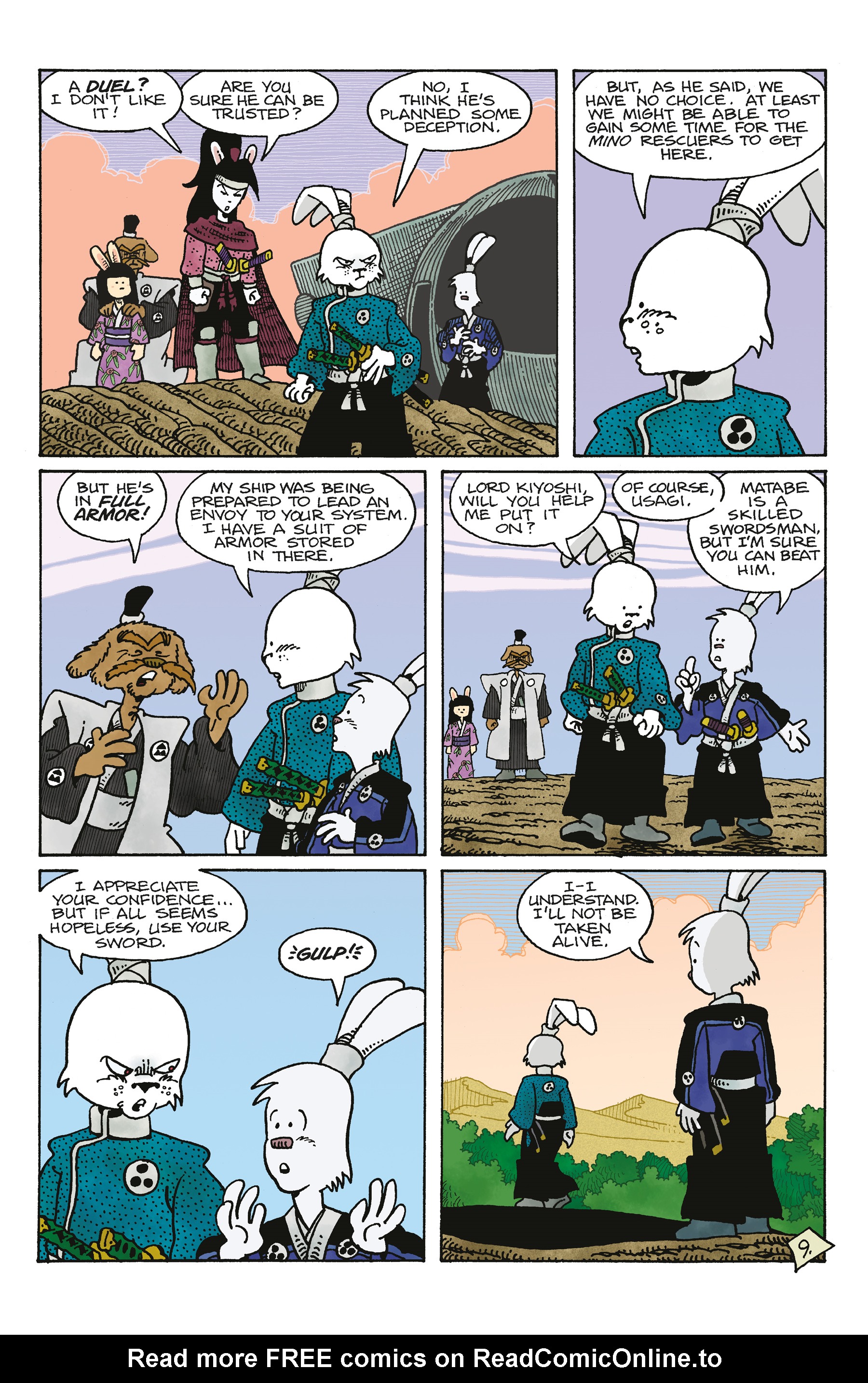 Read online Space Usagi: Death and Honor comic -  Issue #3 - 11