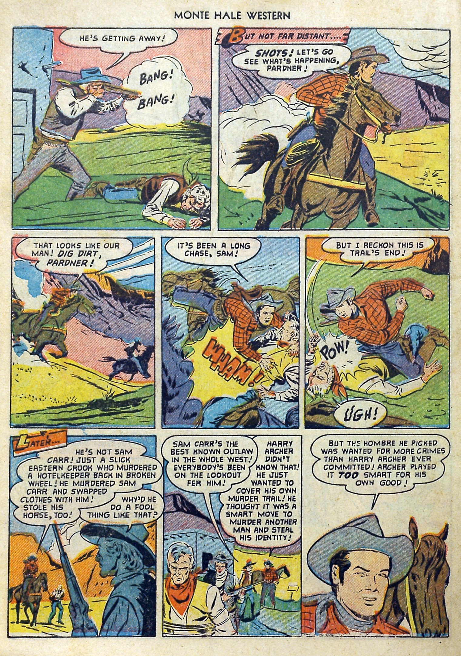 Read online Monte Hale Western comic -  Issue #71 - 33