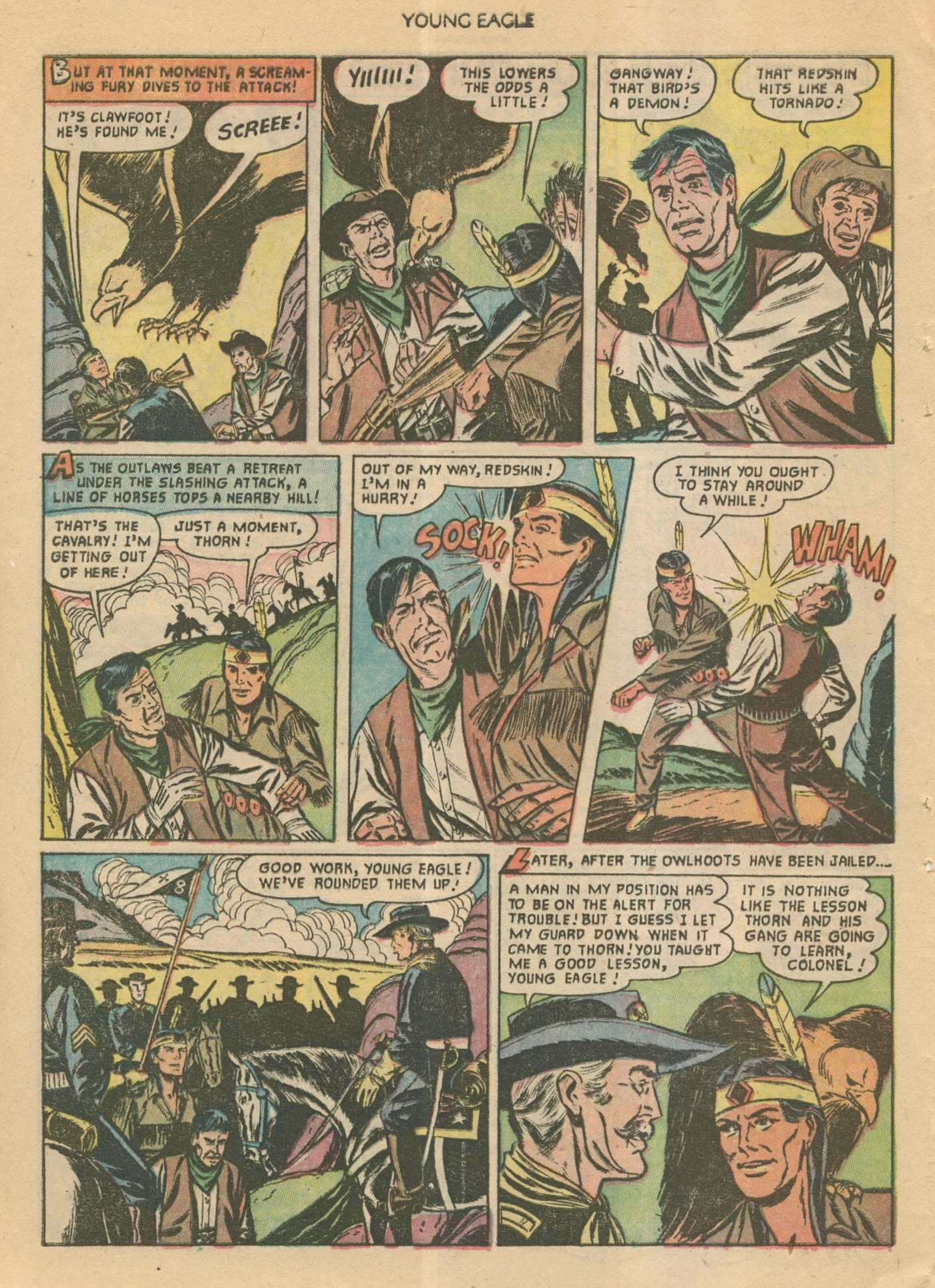 Read online Young Eagle comic -  Issue #9 - 15