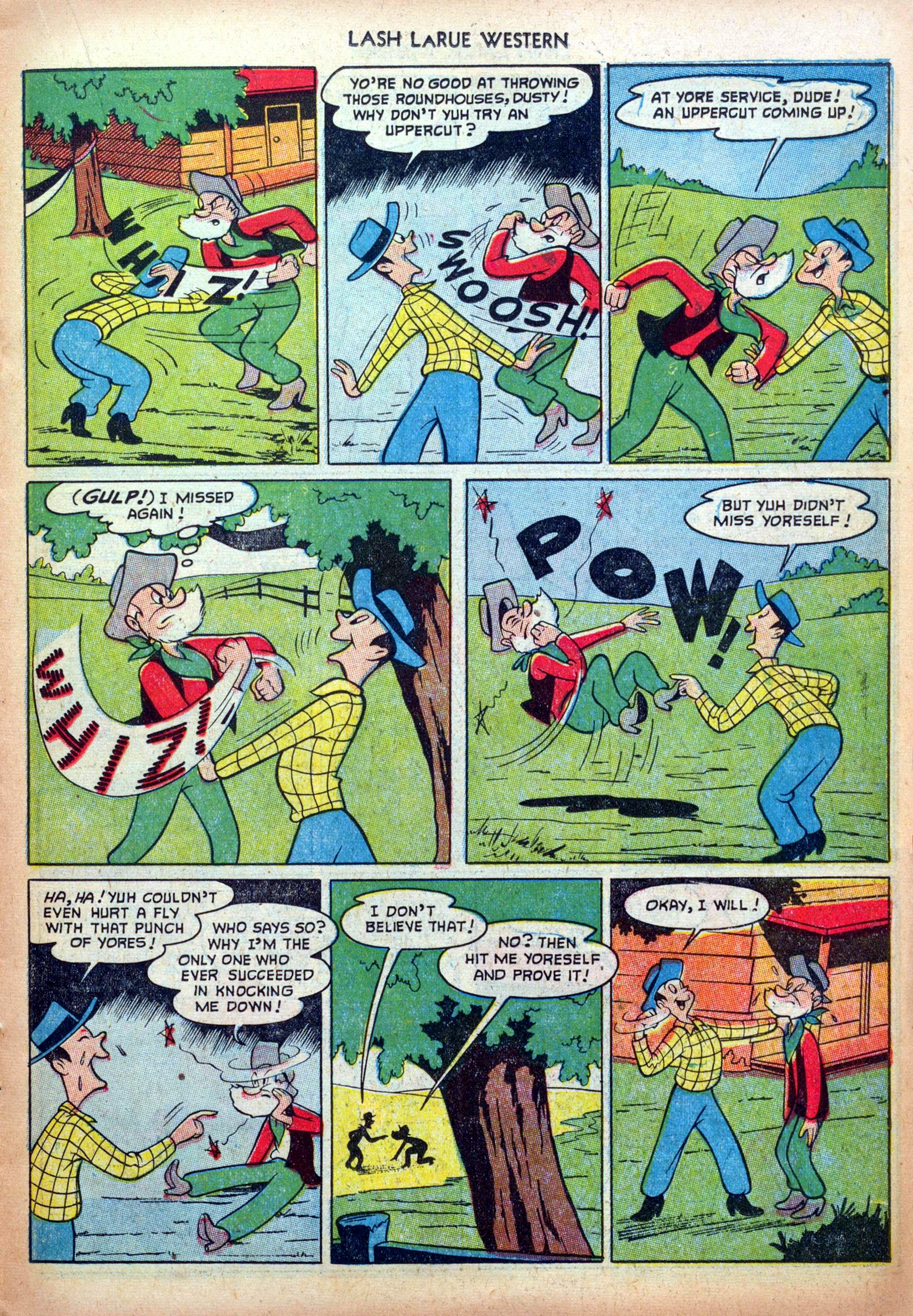 Read online Lash Larue Western (1949) comic -  Issue #33 - 15