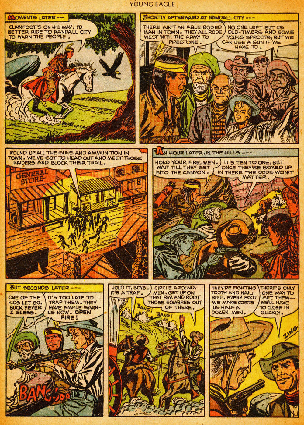Read online Young Eagle comic -  Issue #10 - 14