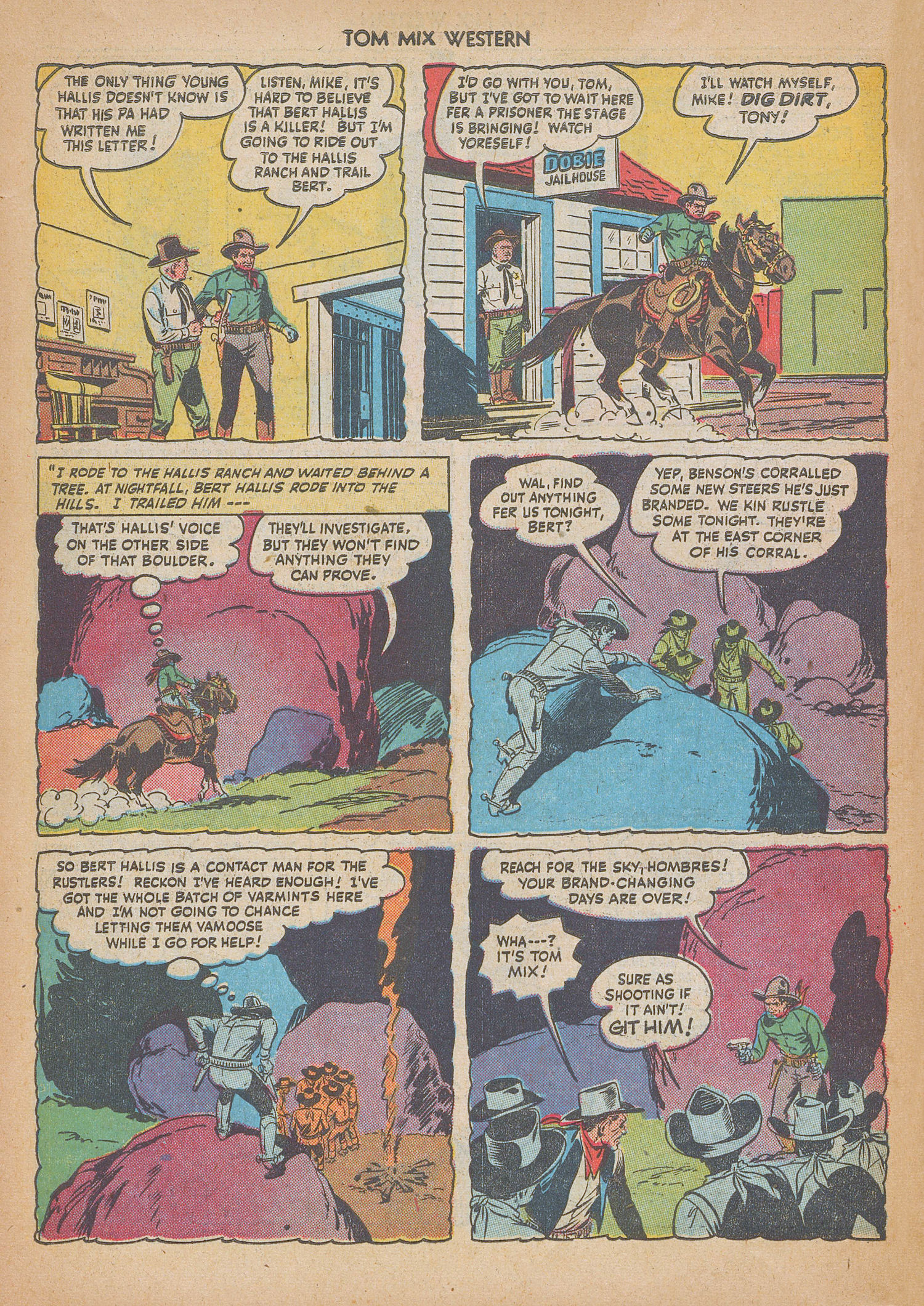 Read online Tom Mix Western (1948) comic -  Issue #14 - 46