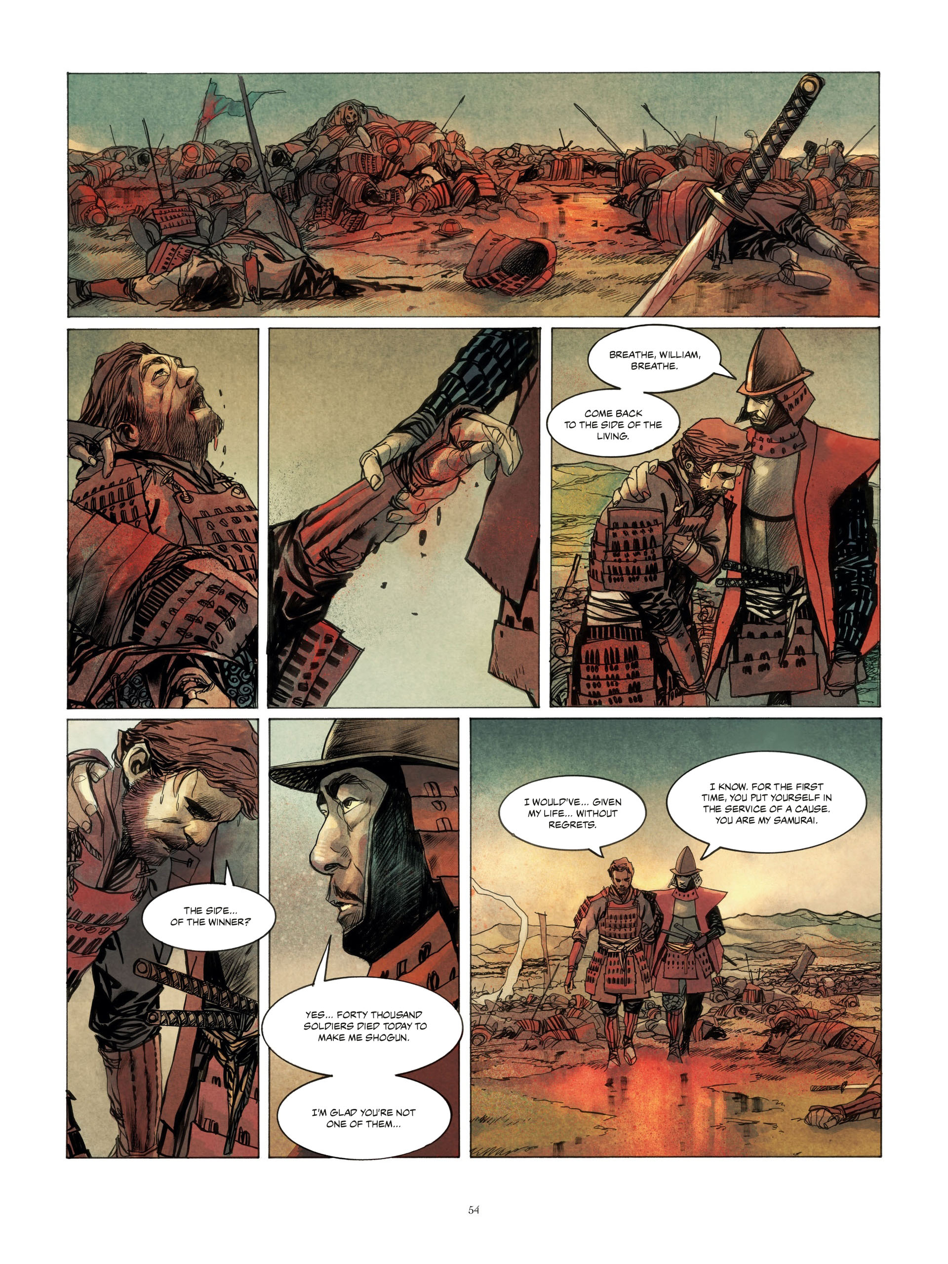 Read online William Adams, Samuraj comic -  Issue #2 - 54