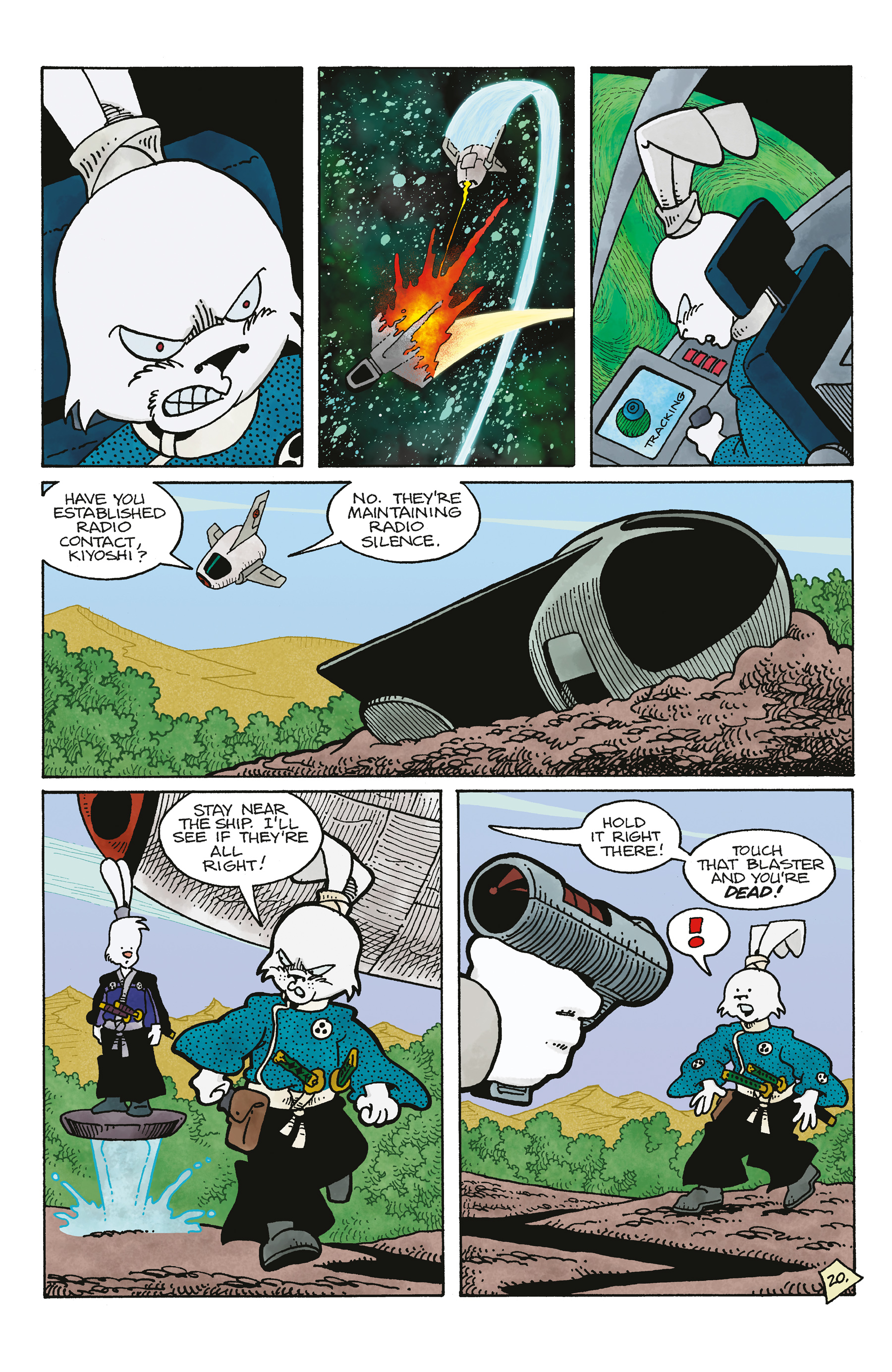 Read online Space Usagi: Death and Honor comic -  Issue #2 - 22