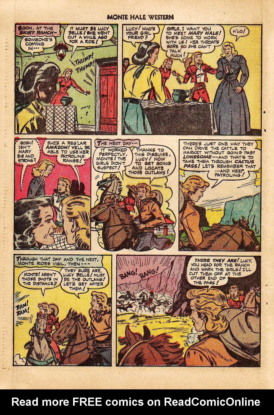 Read online Monte Hale Western comic -  Issue #38 - 31