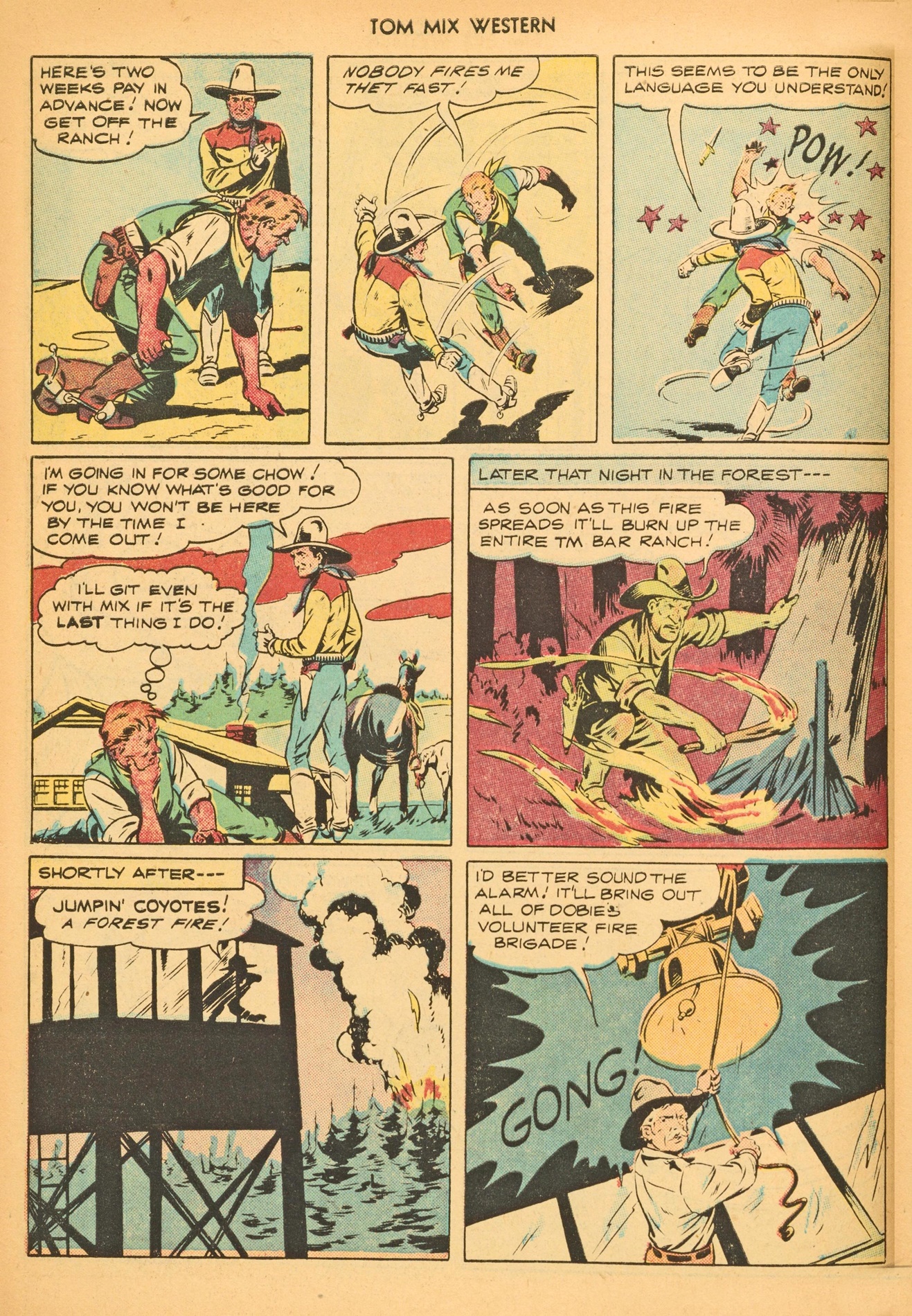 Read online Tom Mix Western (1948) comic -  Issue #3 - 6