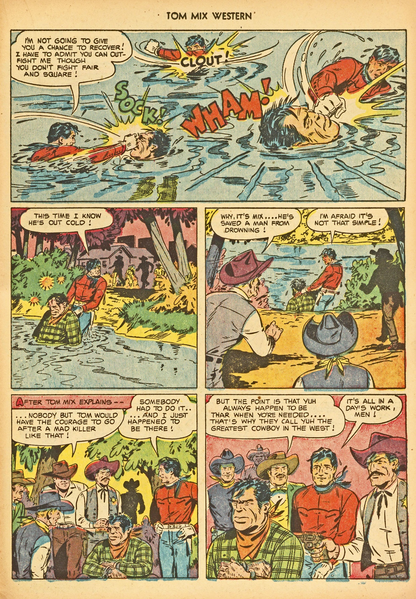 Read online Tom Mix Western (1948) comic -  Issue #59 - 23