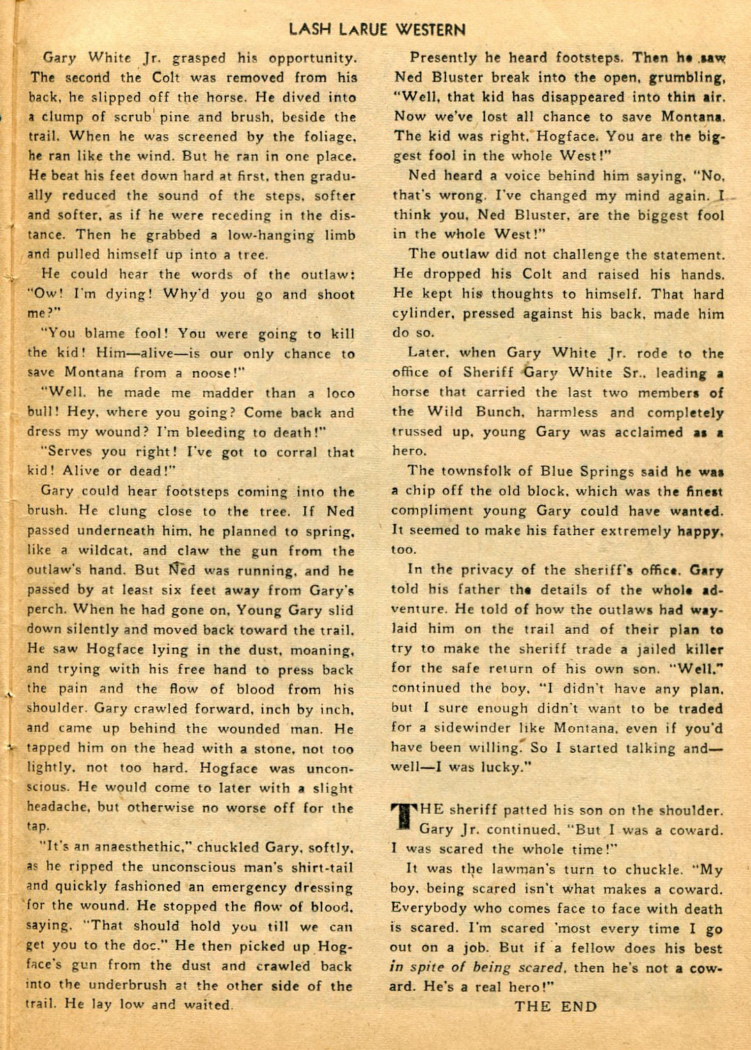 Read online Lash Larue Western (1949) comic -  Issue #9 - 25