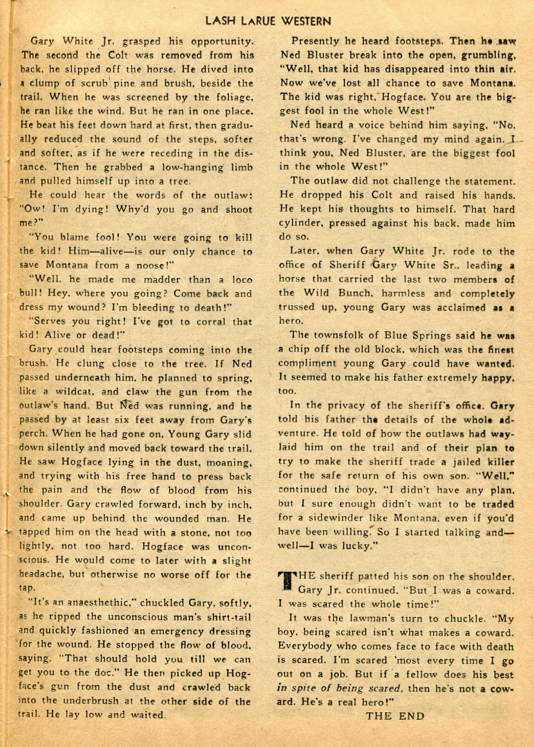 Read online Lash Larue Western (1949) comic -  Issue #9 - 25