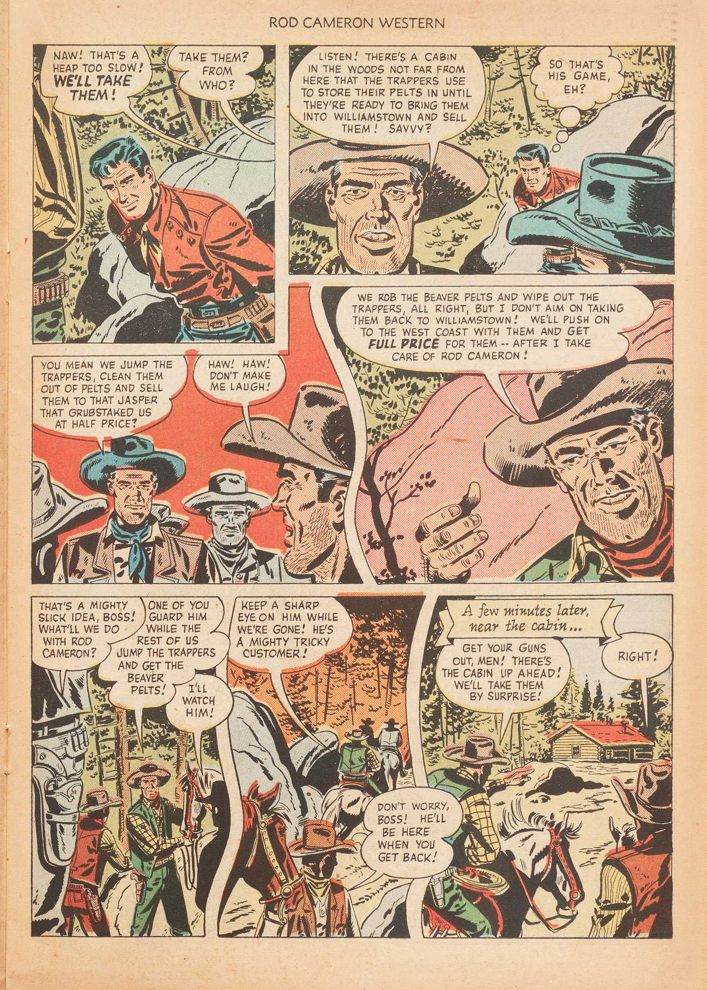 Read online Rod Cameron Western comic -  Issue #4 - 15