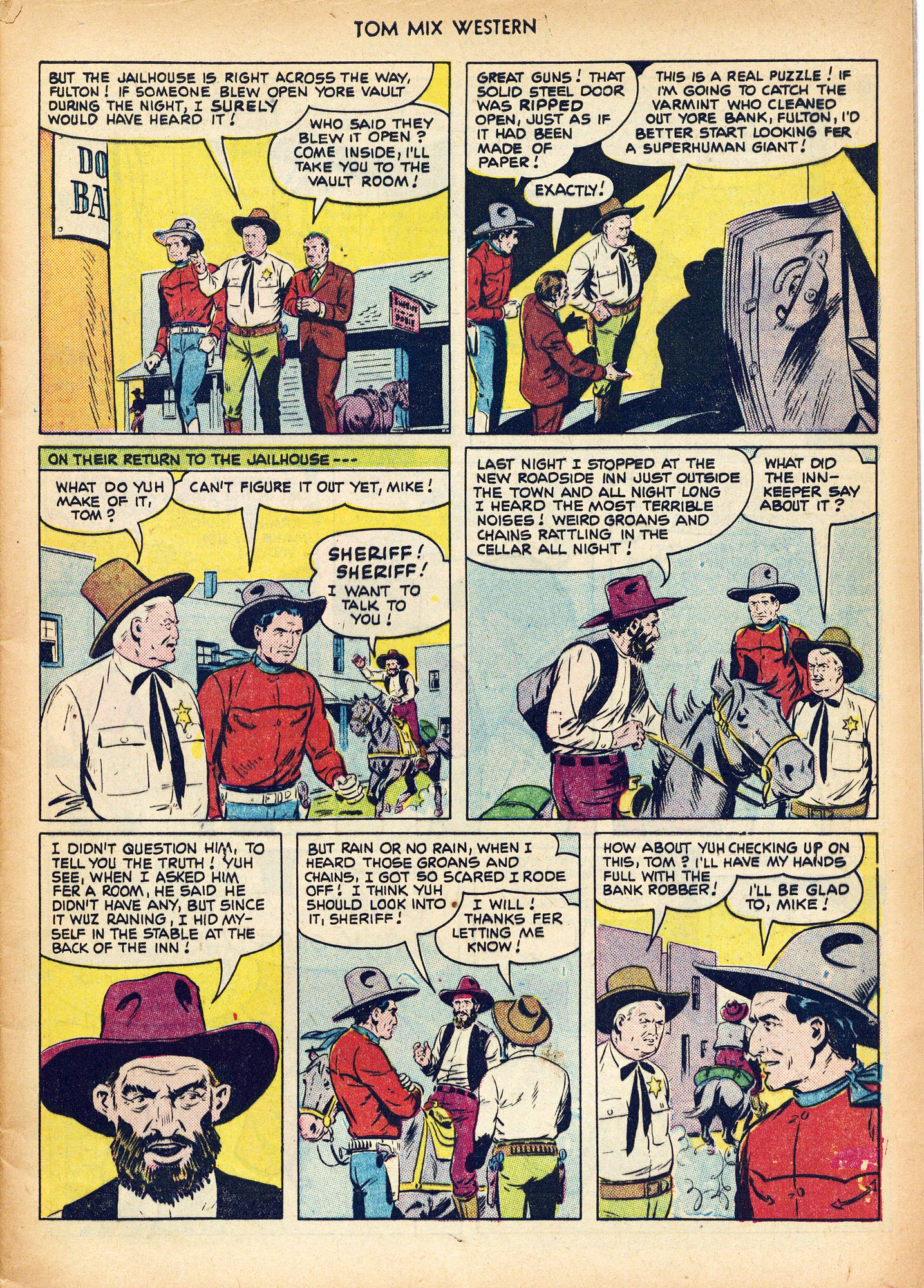 Read online Tom Mix Western (1948) comic -  Issue #42 - 5