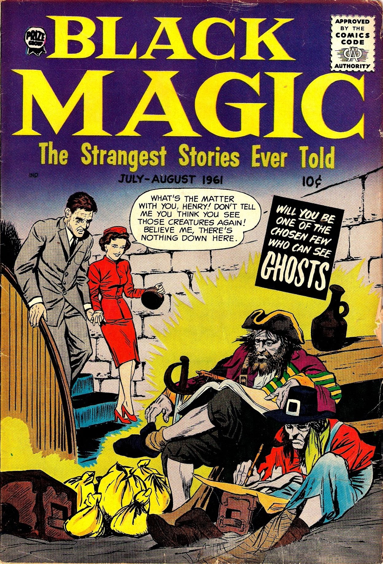 Read online Black Magic (1950) comic -  Issue #48 - 1