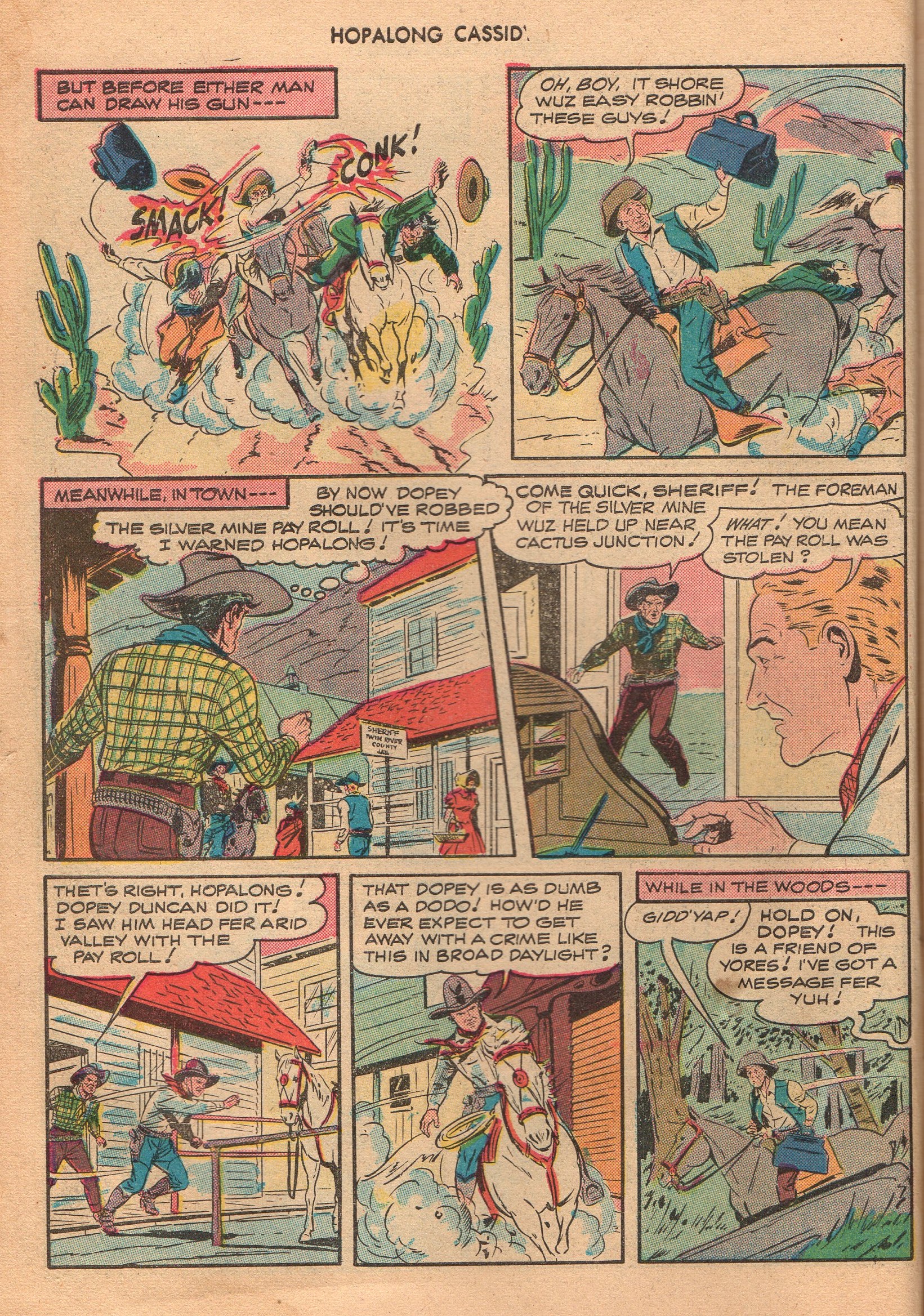 Read online Hopalong Cassidy comic -  Issue #19 - 6