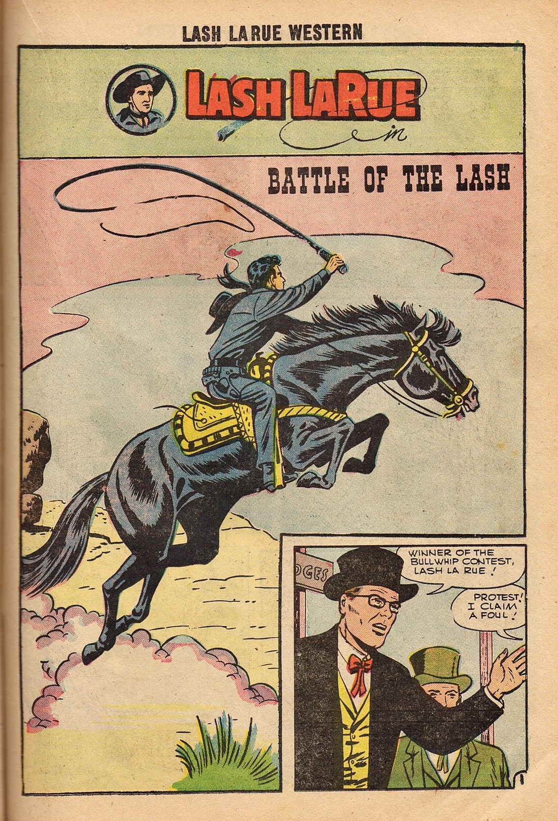 Read online Lash Larue Western (1949) comic -  Issue #67 - 37