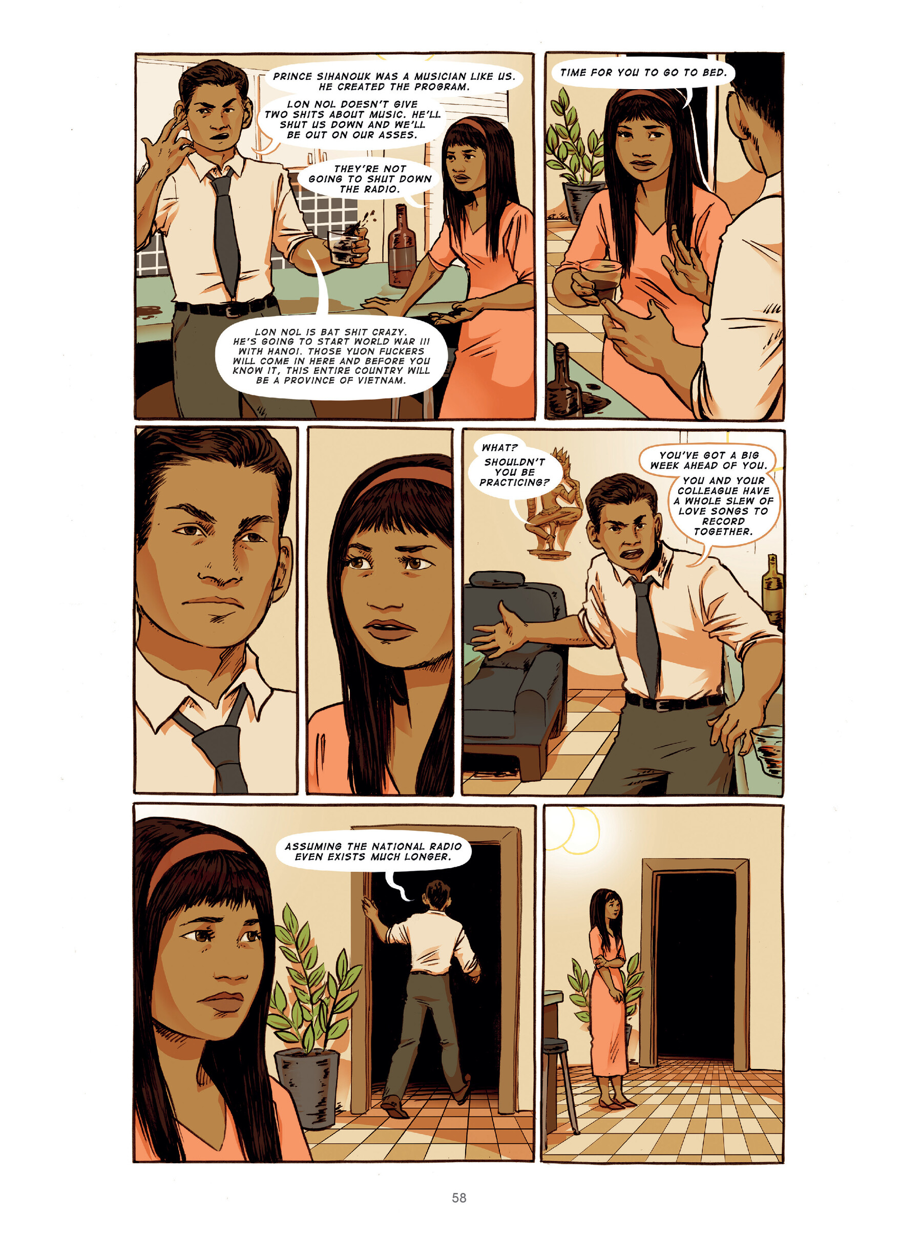 Read online The Golden Voice: The Ballad of Cambodian Rock's Lost Queen comic -  Issue # TPB (Part 1) - 57