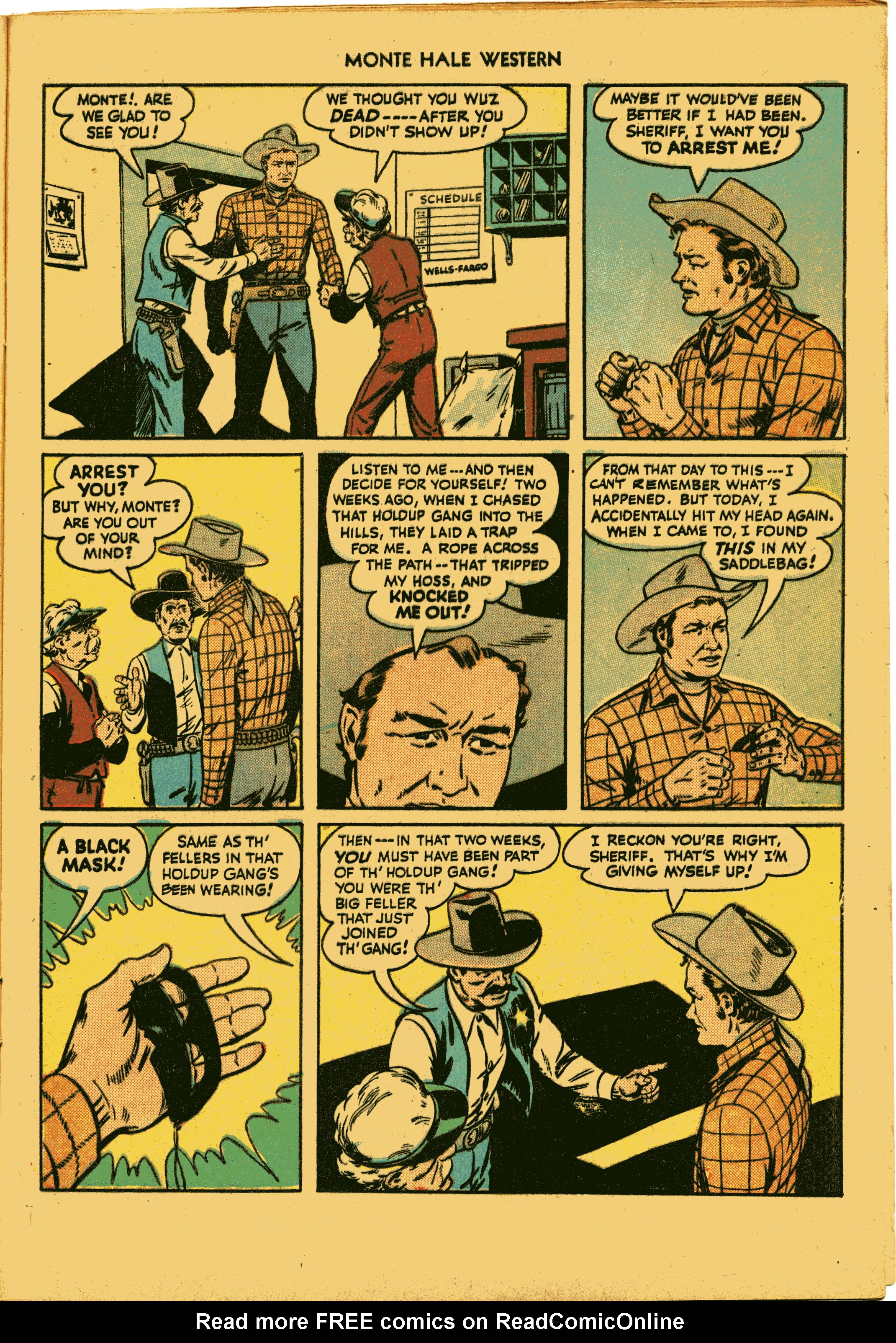 Read online Monte Hale Western comic -  Issue #31 - 9
