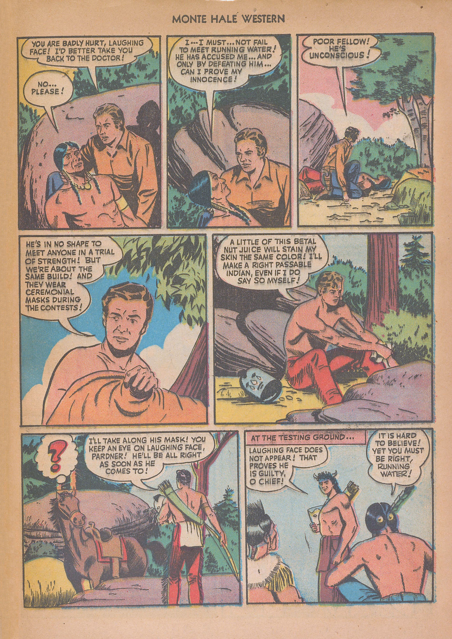 Read online Monte Hale Western comic -  Issue #32 - 45