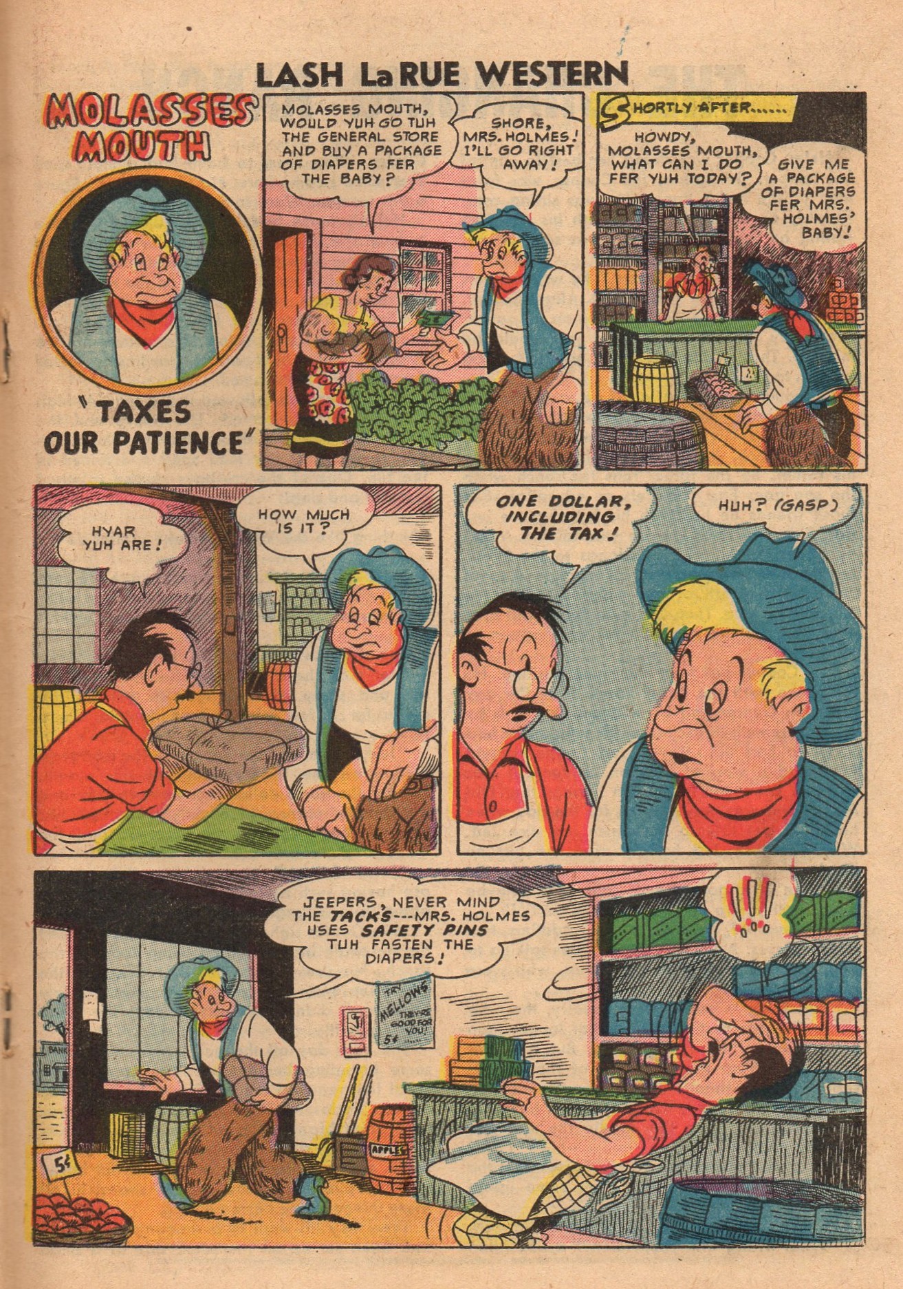 Read online Lash Larue Western (1949) comic -  Issue #64 - 19