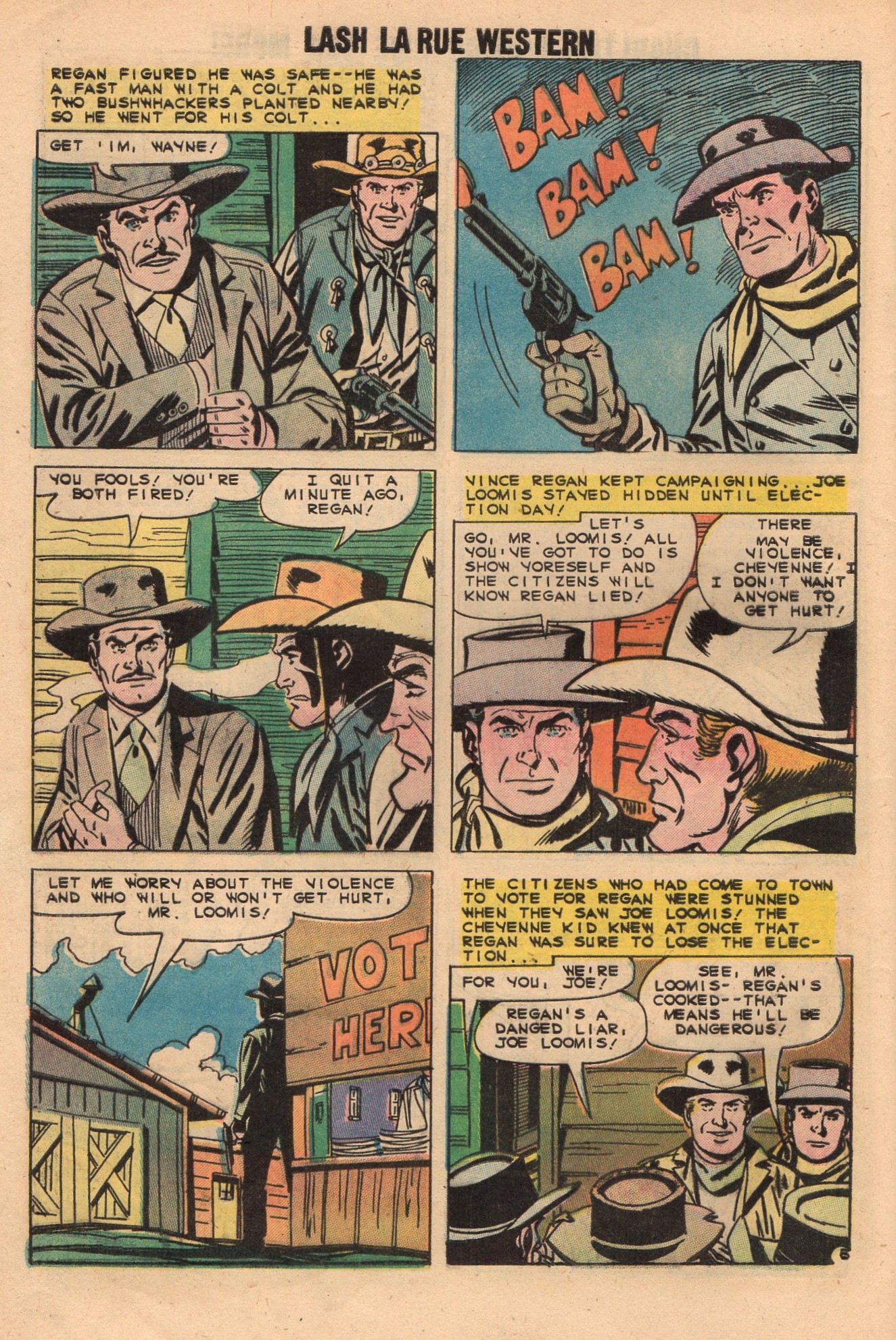 Read online Lash Larue Western (1949) comic -  Issue #75 - 28