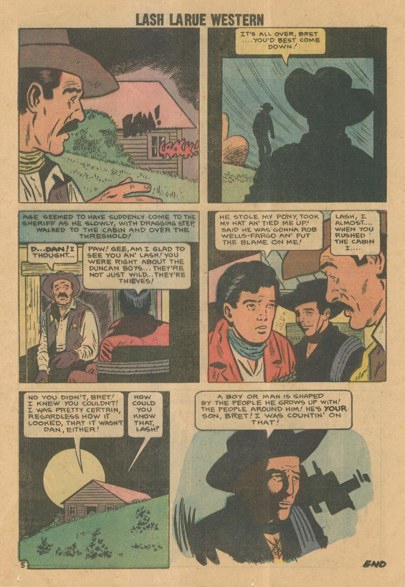 Read online Lash Larue Western (1949) comic -  Issue #69 - 15