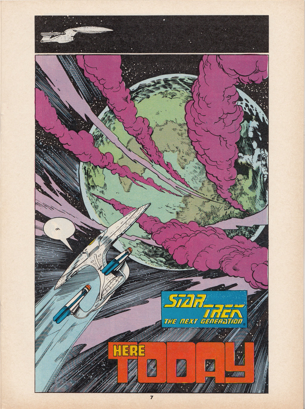 Read online Star Trek The Next Generation (1990) comic -  Issue #7 - 7