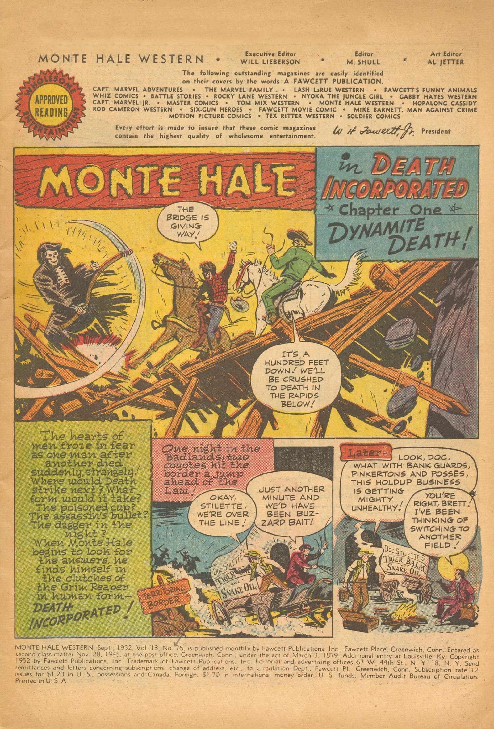 Read online Monte Hale Western comic -  Issue #76 - 3