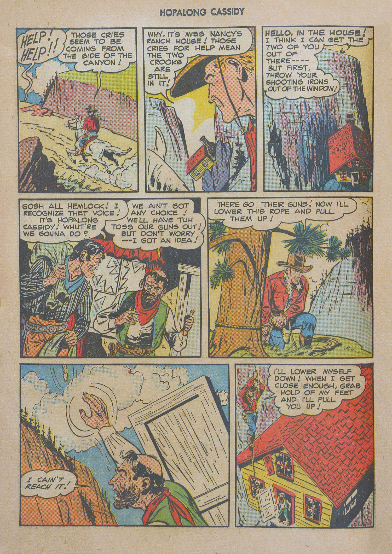 Read online Hopalong Cassidy comic -  Issue #27 - 8