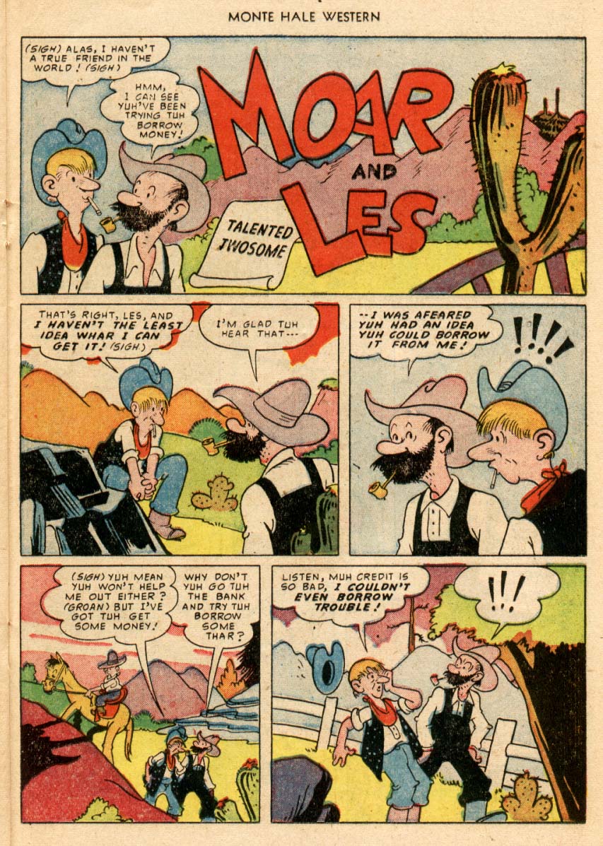 Read online Monte Hale Western comic -  Issue #58 - 28
