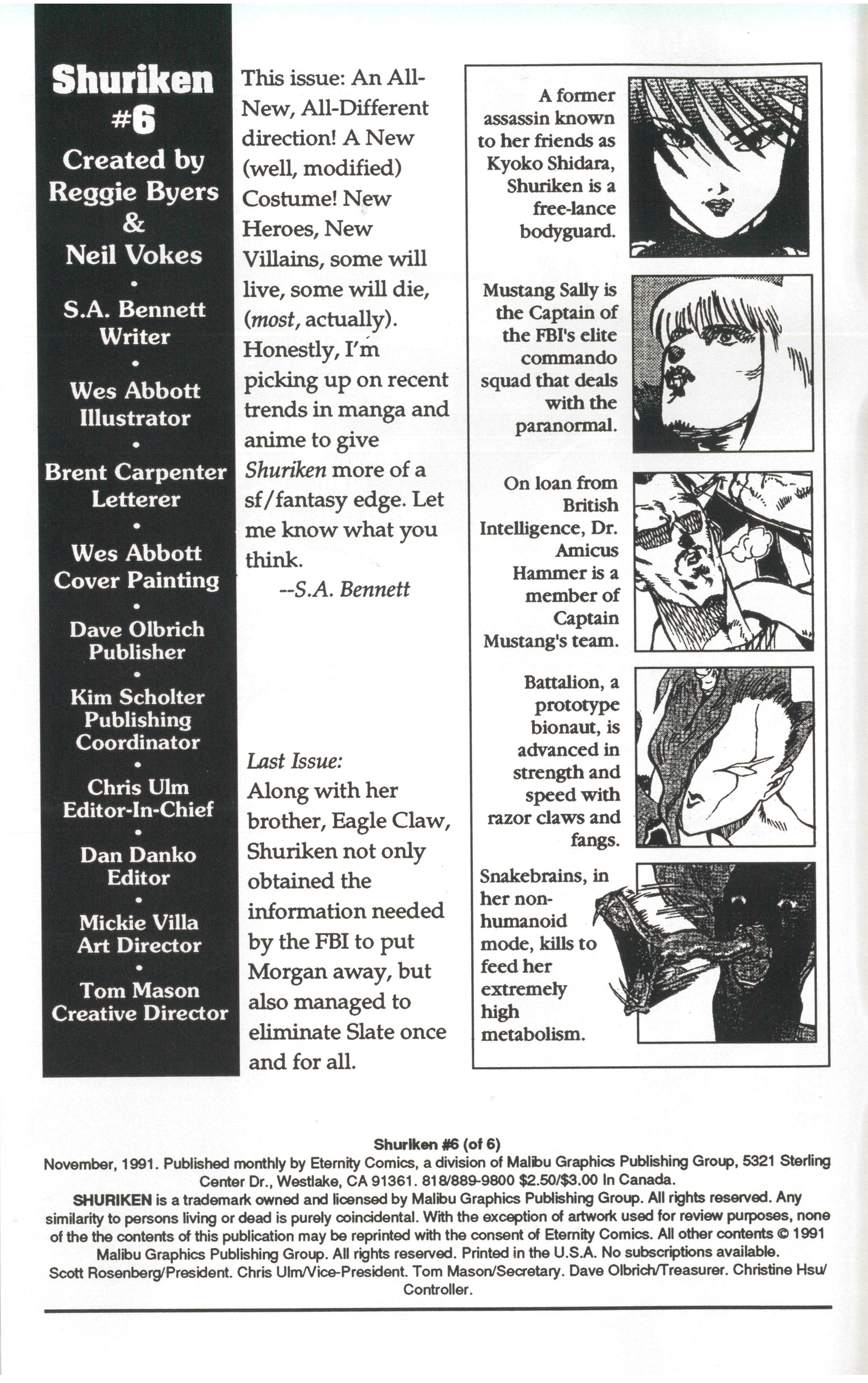 Read online Shuriken (1991) comic -  Issue #6 - 2
