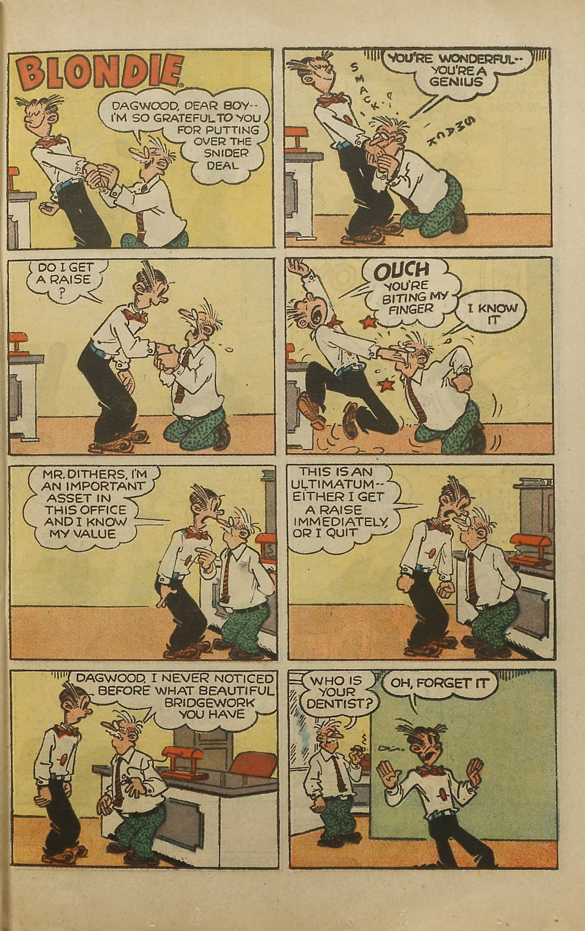 Read online Blondie Comics (1960) comic -  Issue #159 - 15