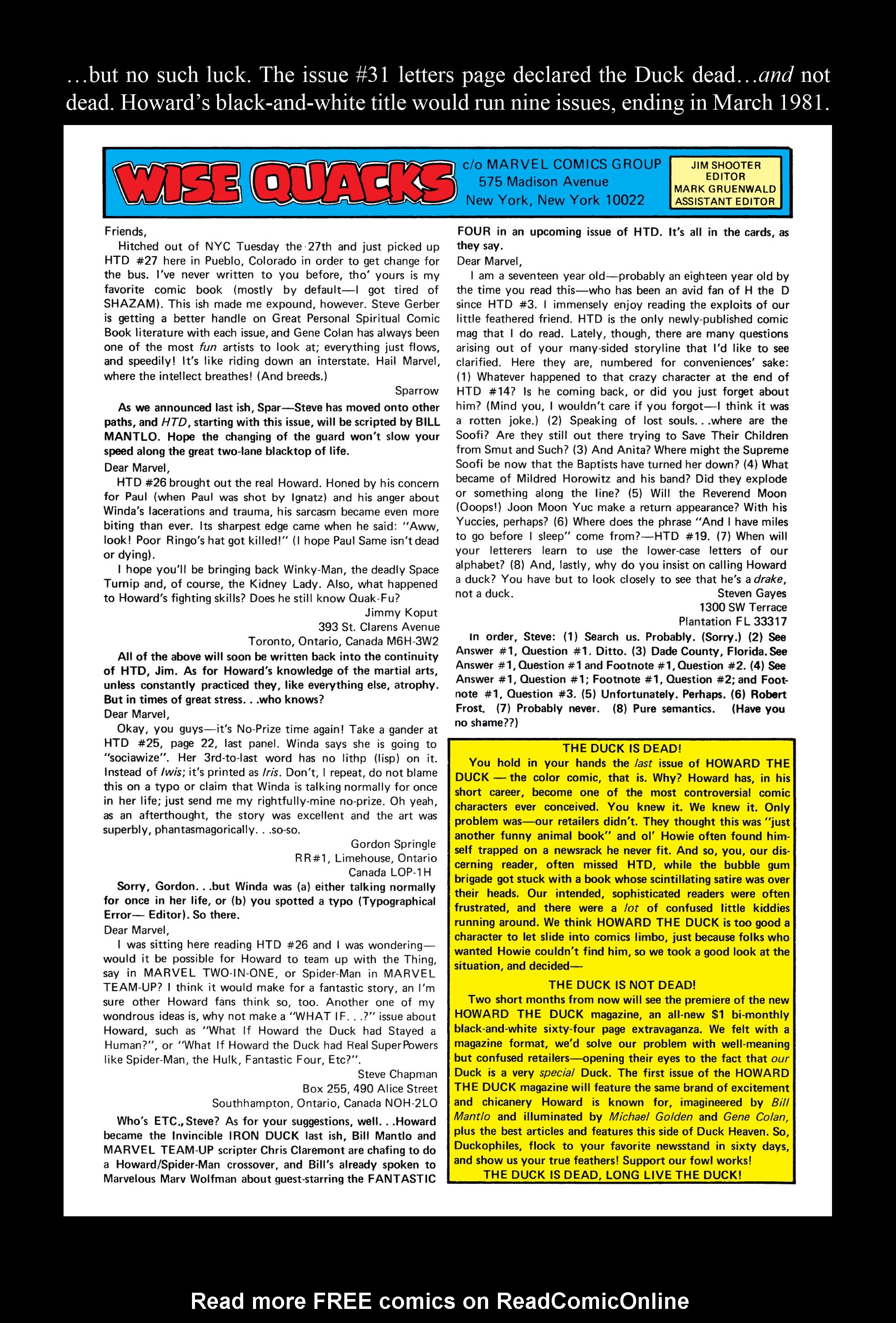 Read online Marvel Masterworks: Howard the Duck comic -  Issue # TPB 2 (Part 4) - 45