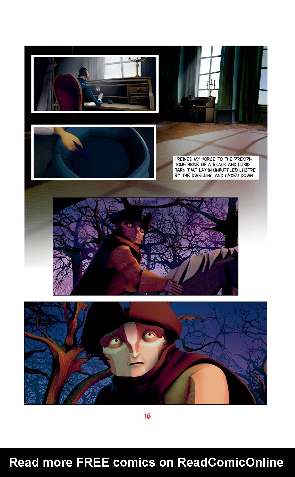 Read online The Fall of the House of Usher: A Graphic Novel comic -  Issue # TPB - 12