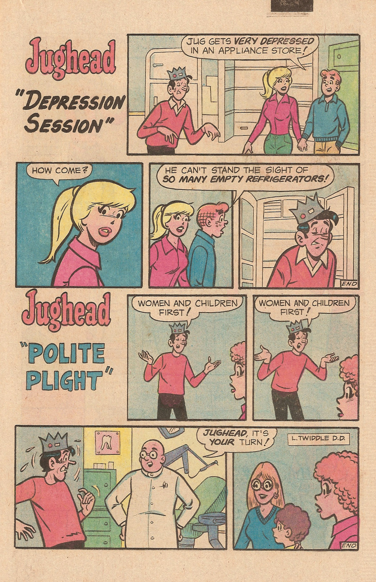Read online Jughead's Jokes comic -  Issue #71 - 17
