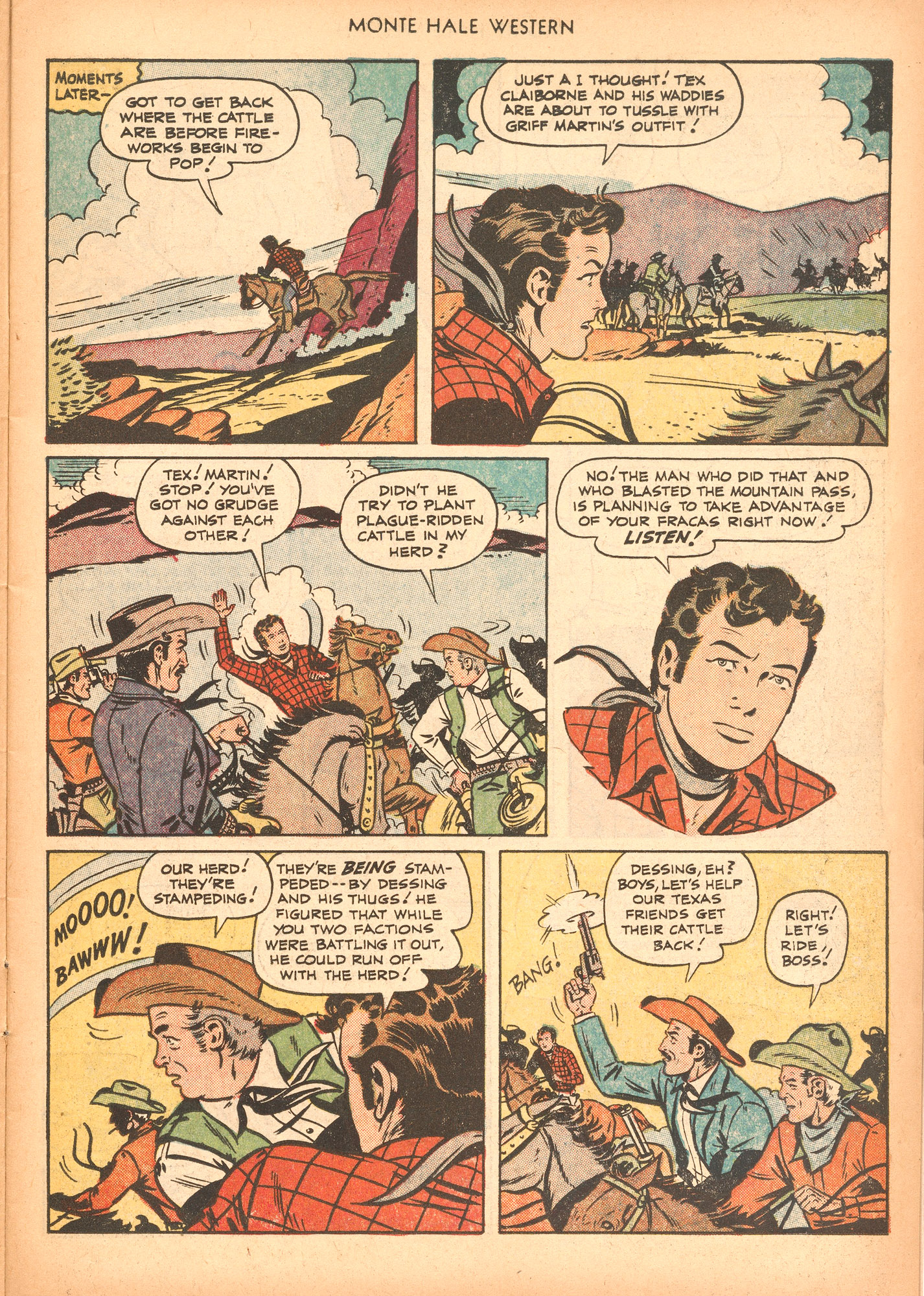 Read online Monte Hale Western comic -  Issue #64 - 11