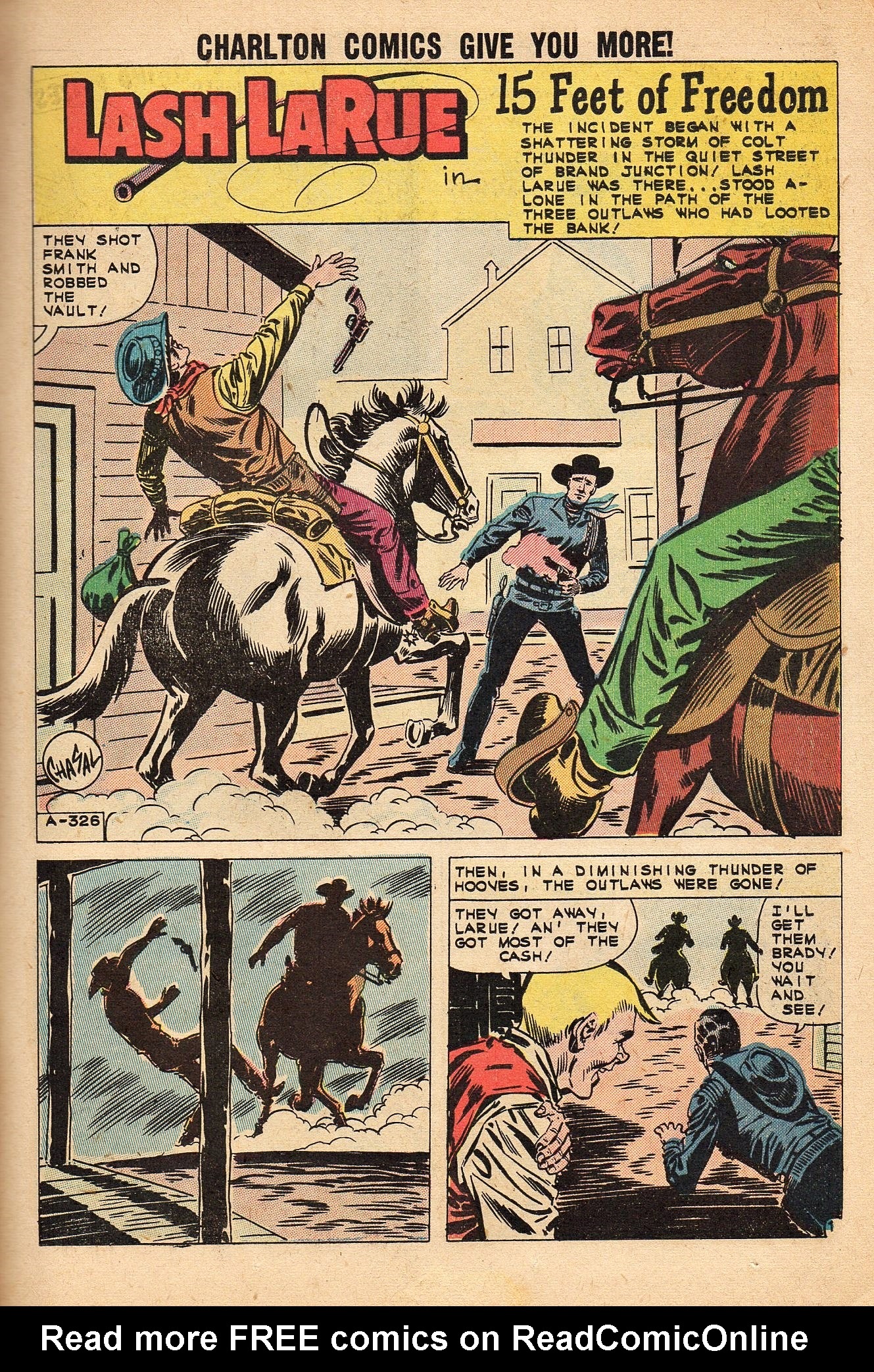 Read online Lash Larue Western (1949) comic -  Issue #84 - 11