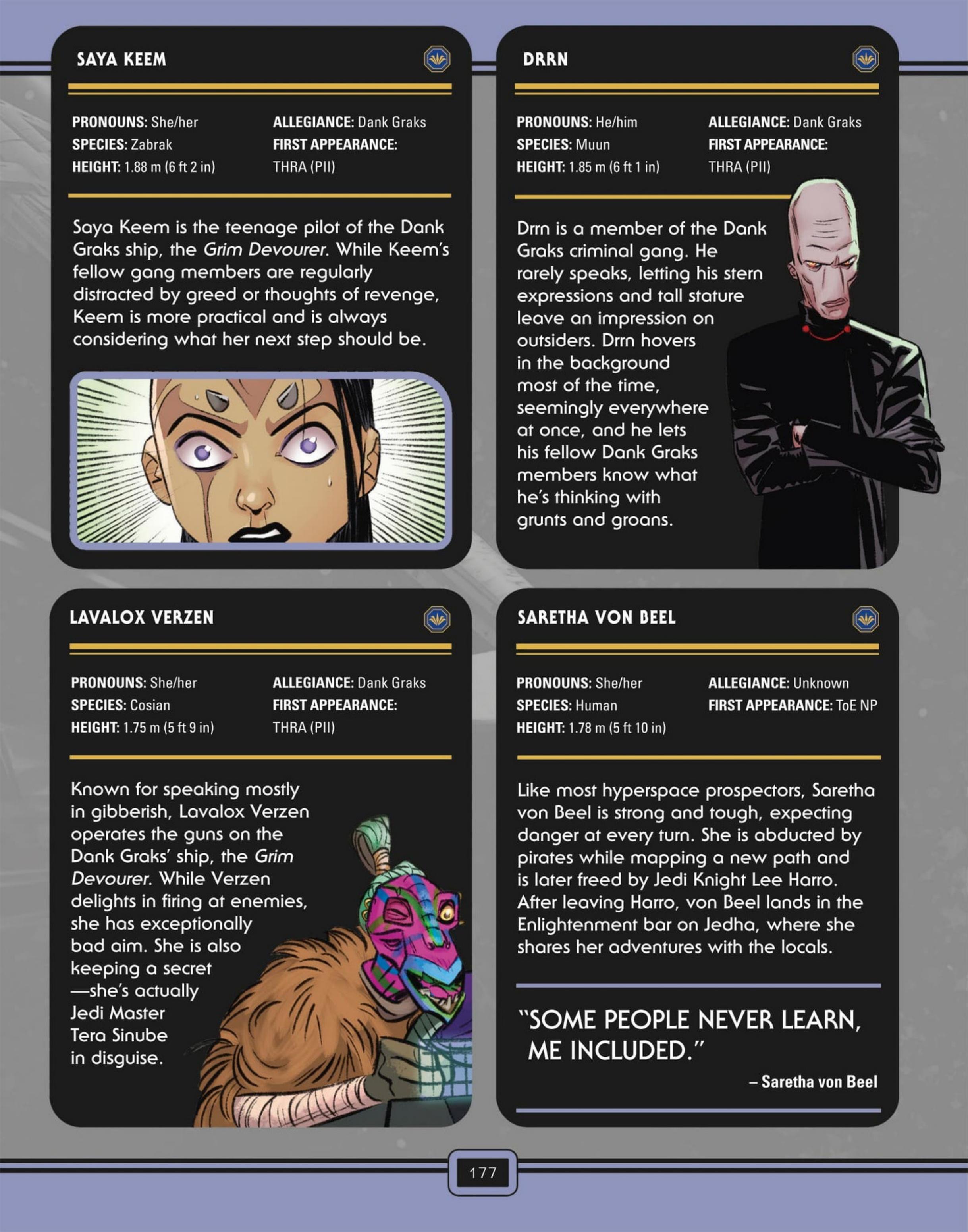 Read online Star Wars: The High Republic Character Encyclopedia comic -  Issue # TPB (Part 2) - 80