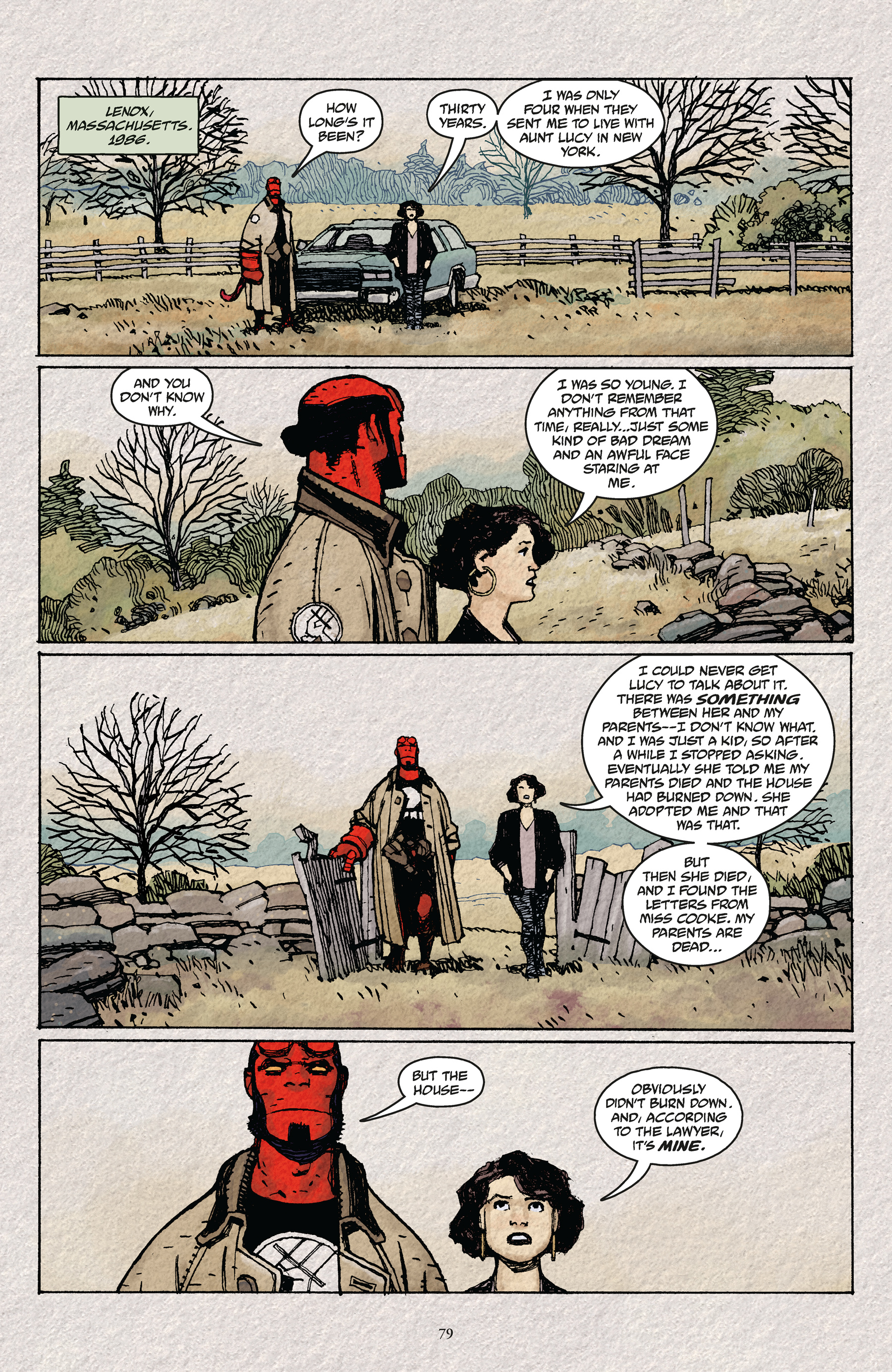 Read online Hellboy and the B.P.R.D.: The Secret of Chesbro House & Others comic -  Issue # TPB (Part 1) - 79